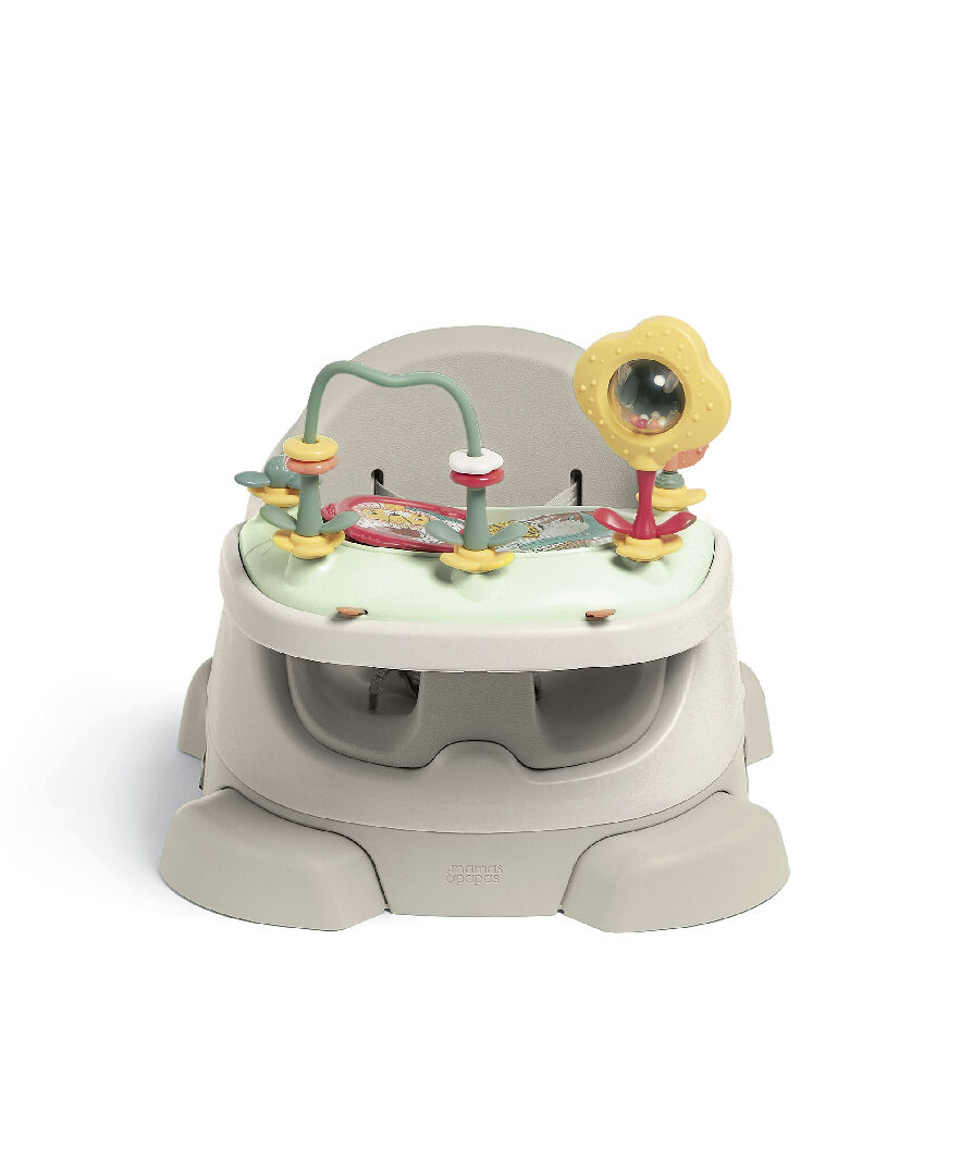 Bug 3-in-1 Floor & Booster Seat with Activity Tray - Clay image number 1