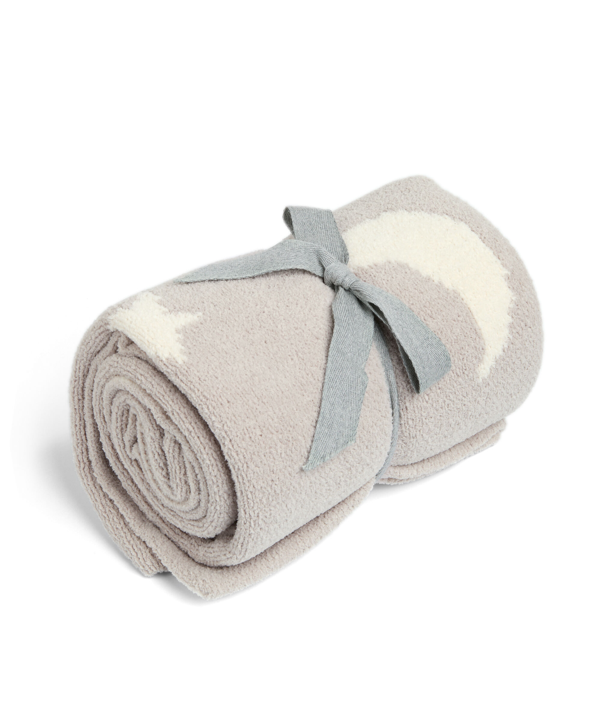 Chenille Blanket - Neutral Moon/Star image number 3