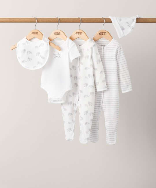 Buy Piece Elephant Set Baby Boy Clothing Sets Mamas Papas KSA