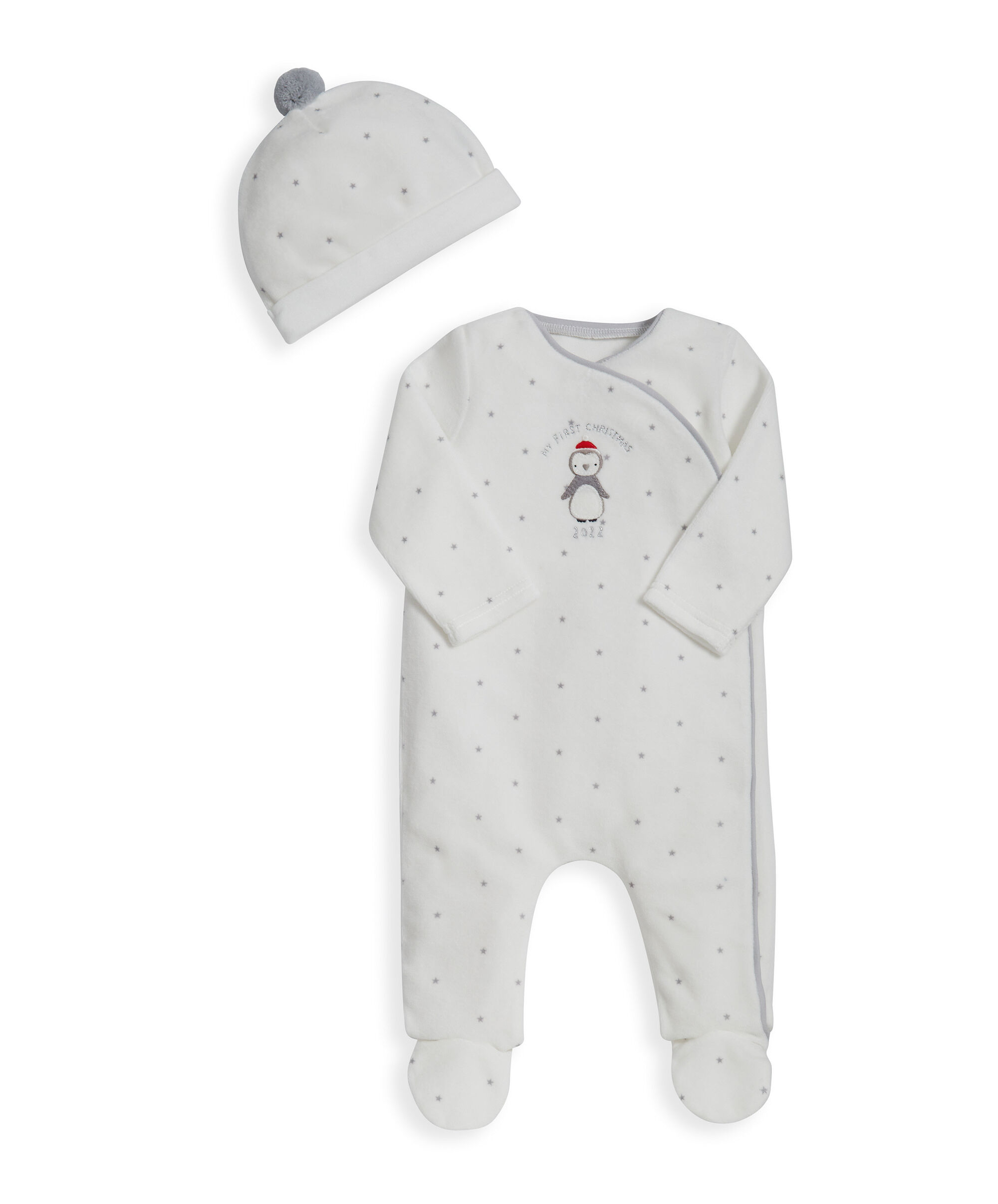 My 1st Christmas All In One & Hat image number 1