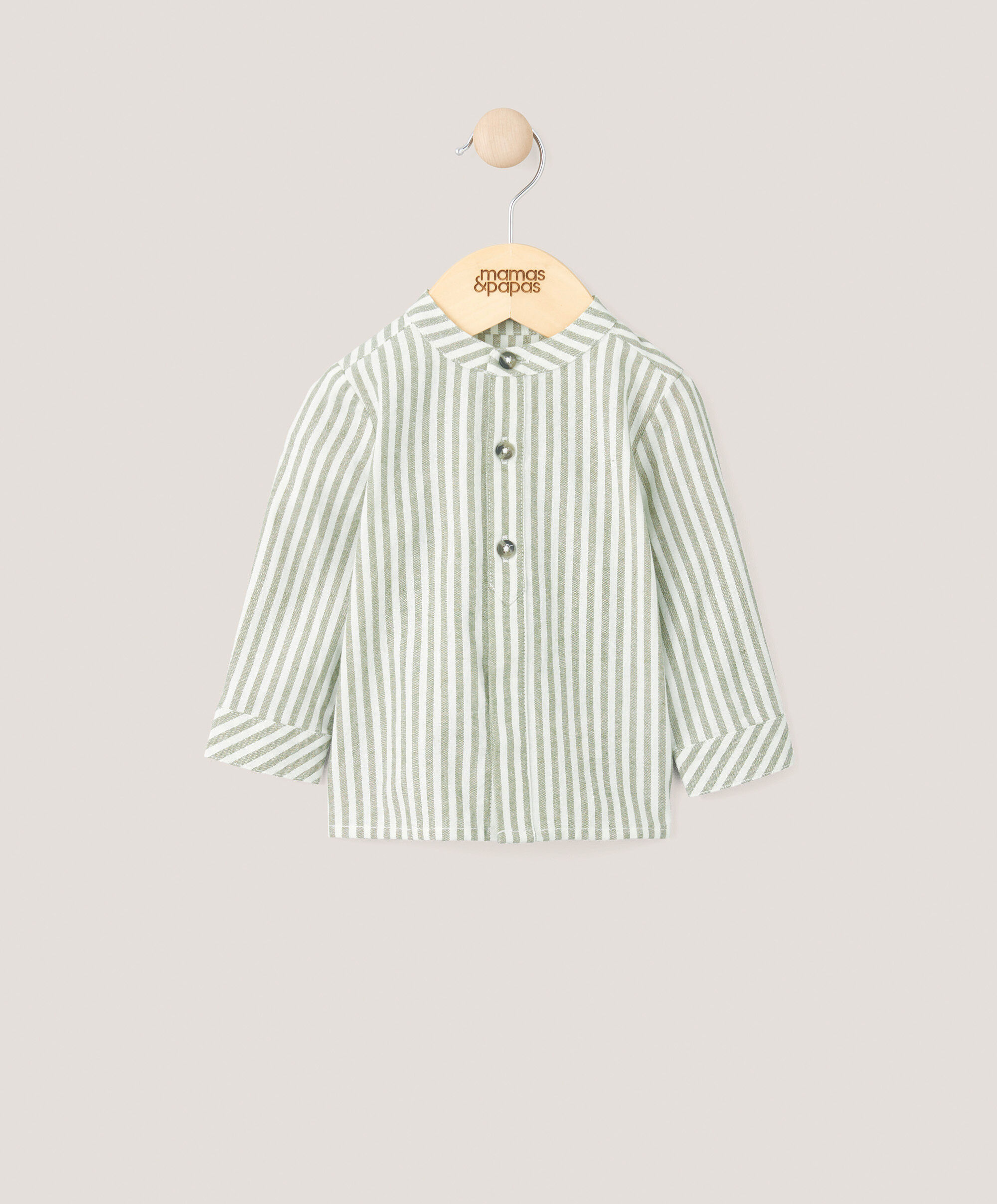 Green Striped Shirt image number 1