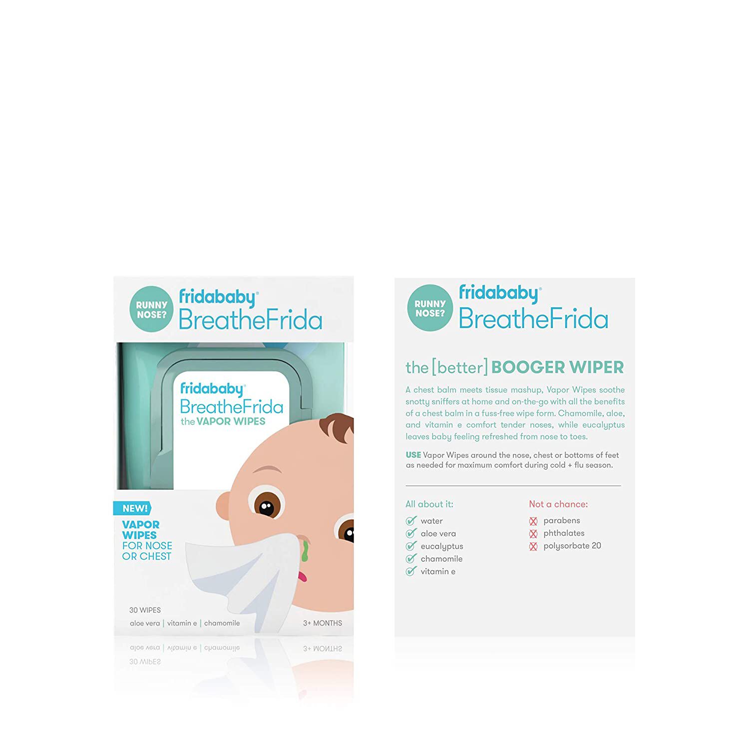 Frida Baby - BreatheFrida Baby Vapor Wipes For Nose Or Chest image number 4