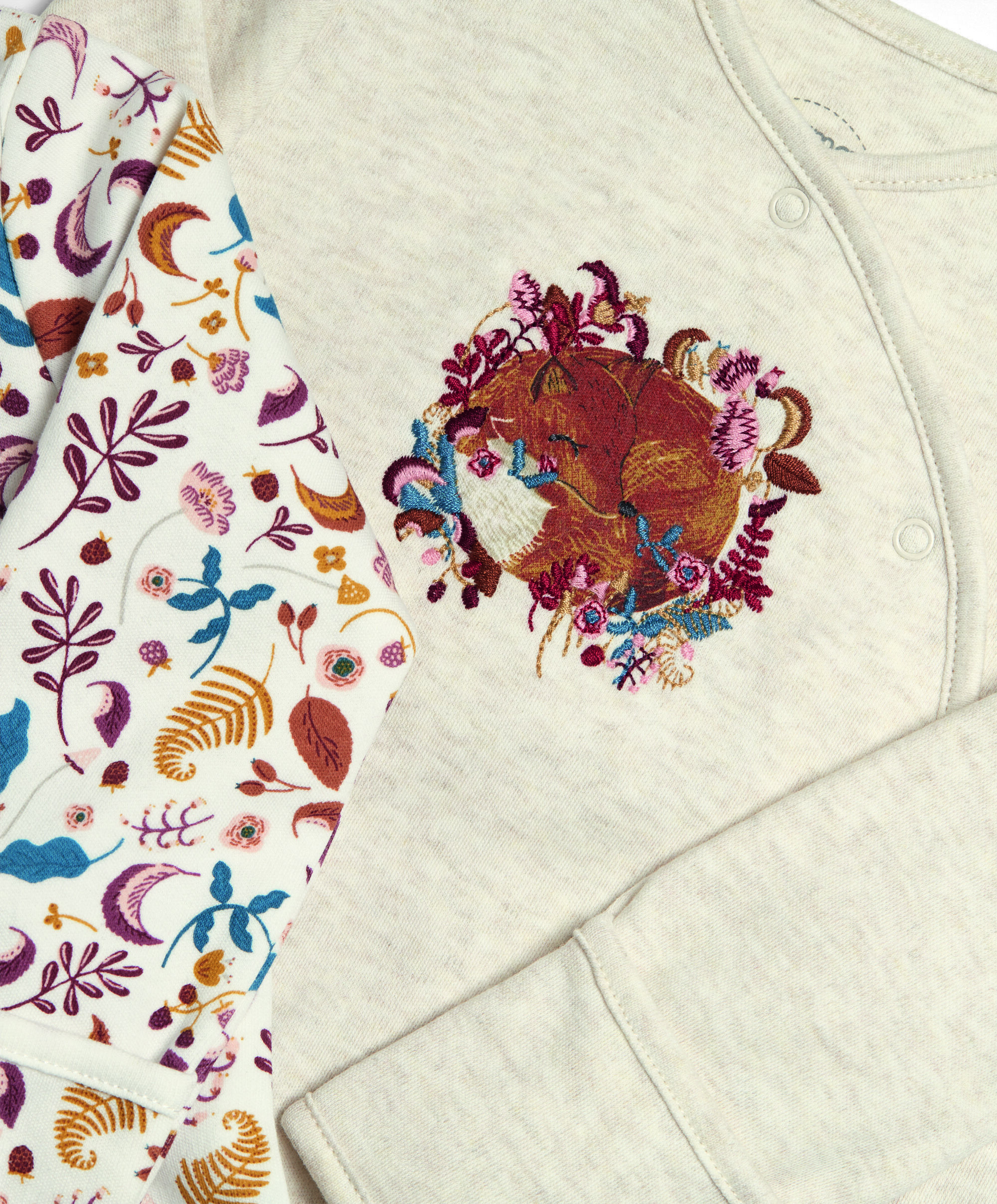 Fox Sleepsuits - Set of 2 image number 4