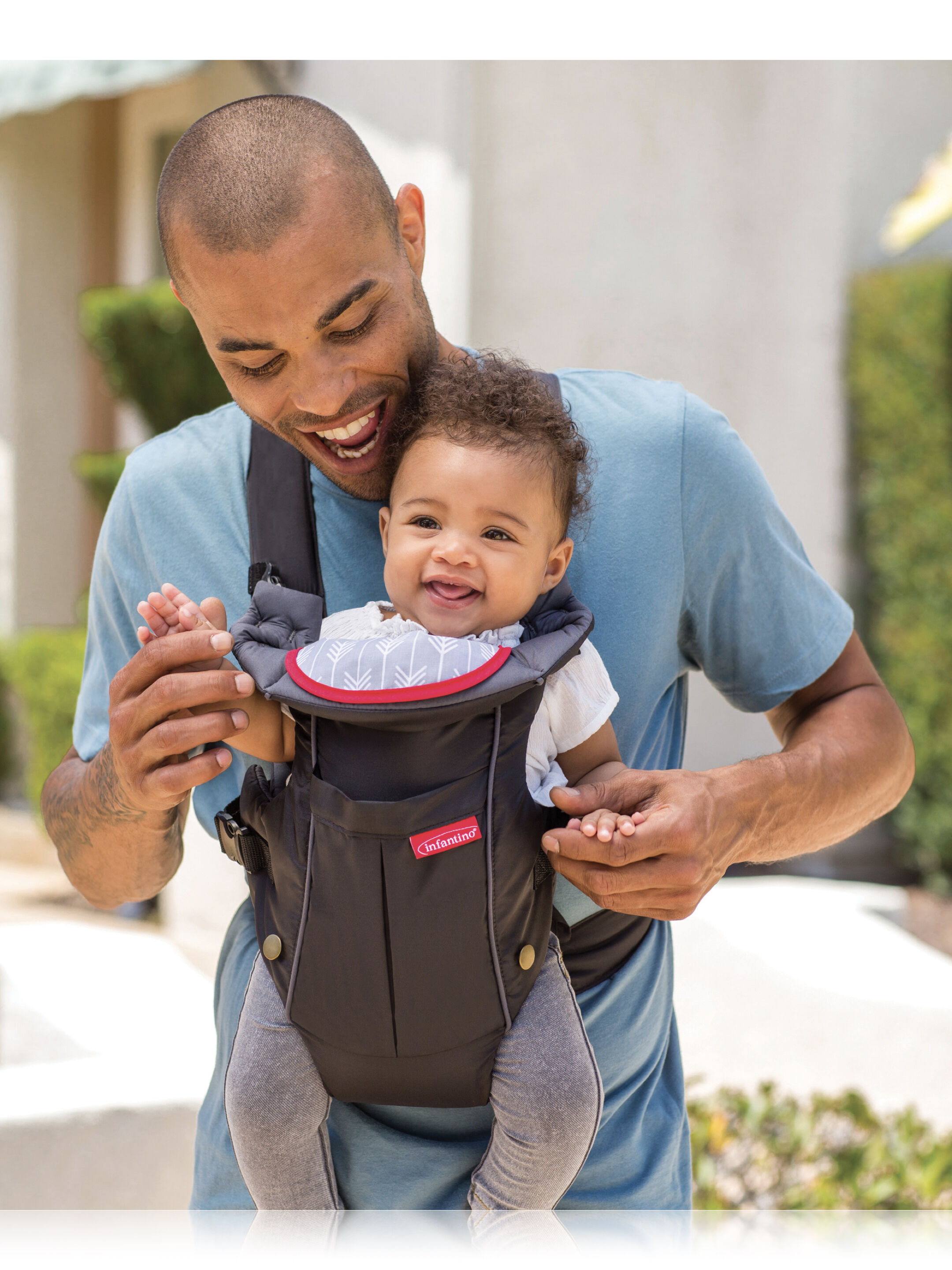 Infantino Swift Baby Carrier with Pocket - Black image number 1