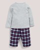 Check Bottom Pyjamas Grey/Navy- 18-24 months image number 3