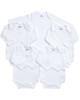 Cotton Long Sleeve Bodysuits 5 Pack image number 8
