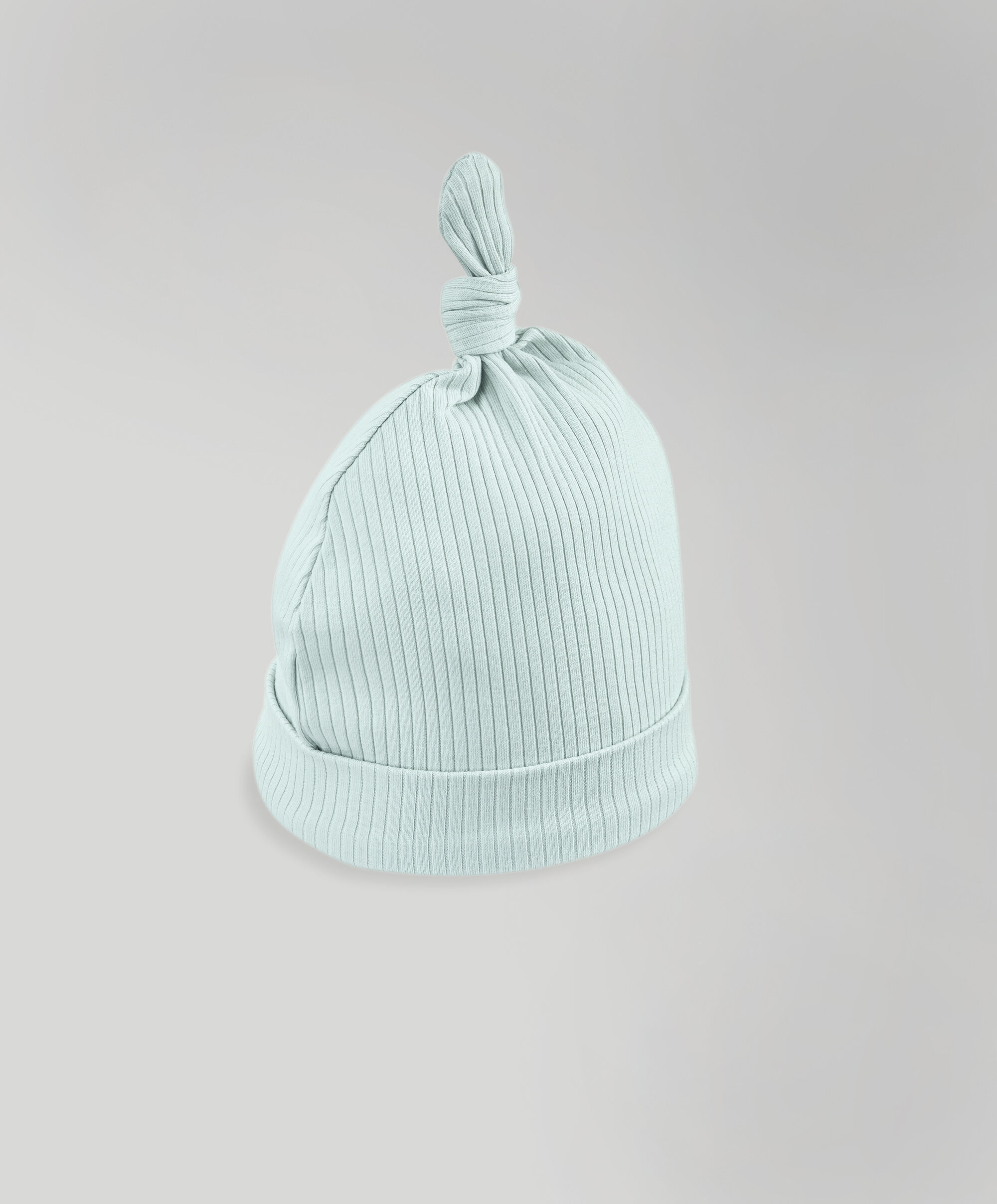 Organic Cotton Rib Hat - Blue image number 1