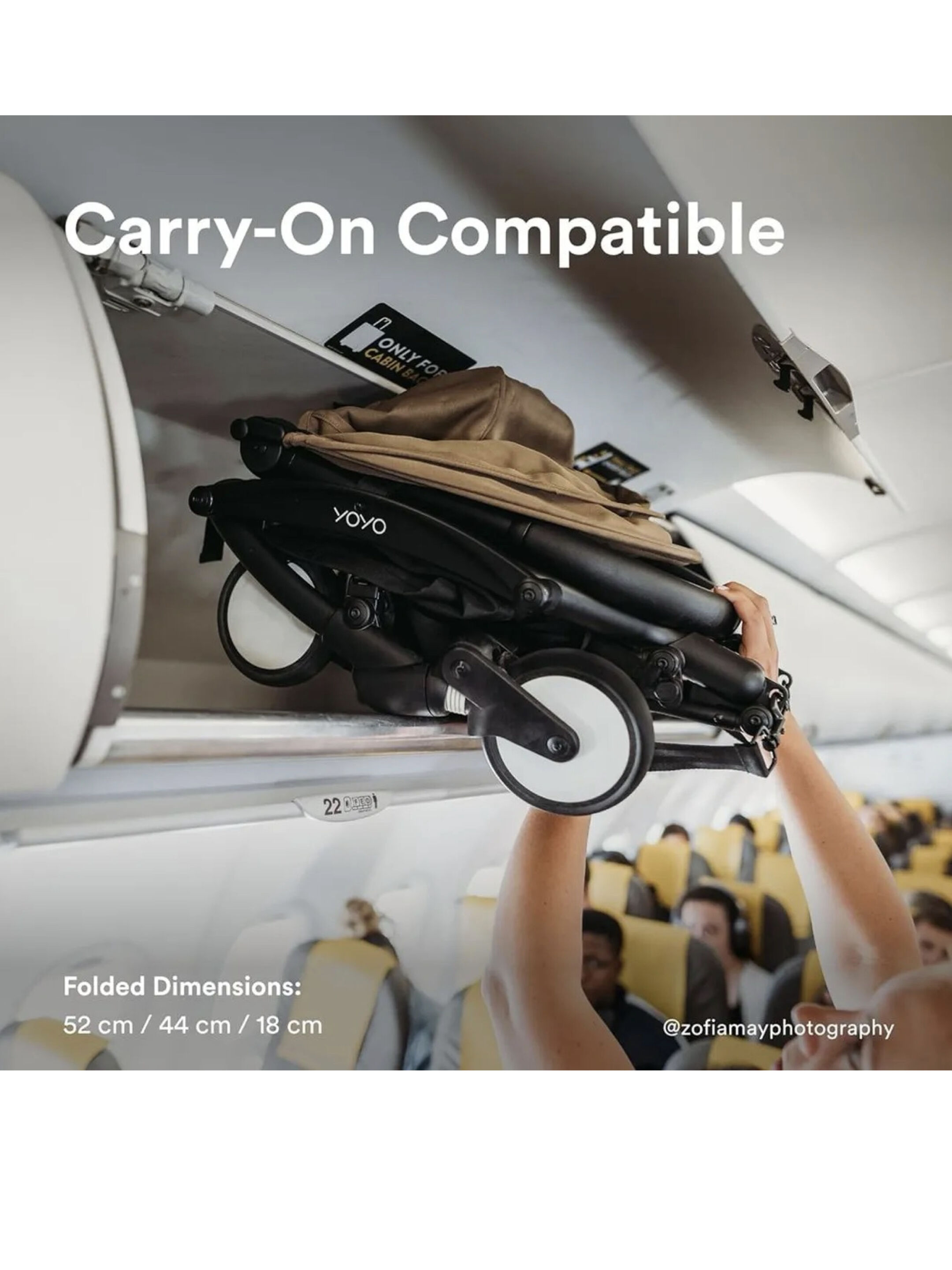 Stokke YOYO3 Full Stroller with Black Frame, 0+ Newborn and 6+ Color Pack - Aqua (3 pieces) image number 7