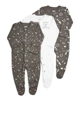 Space Sleepsuits 3 Pack
