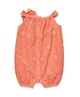 Lace Romper Coral image number 2
