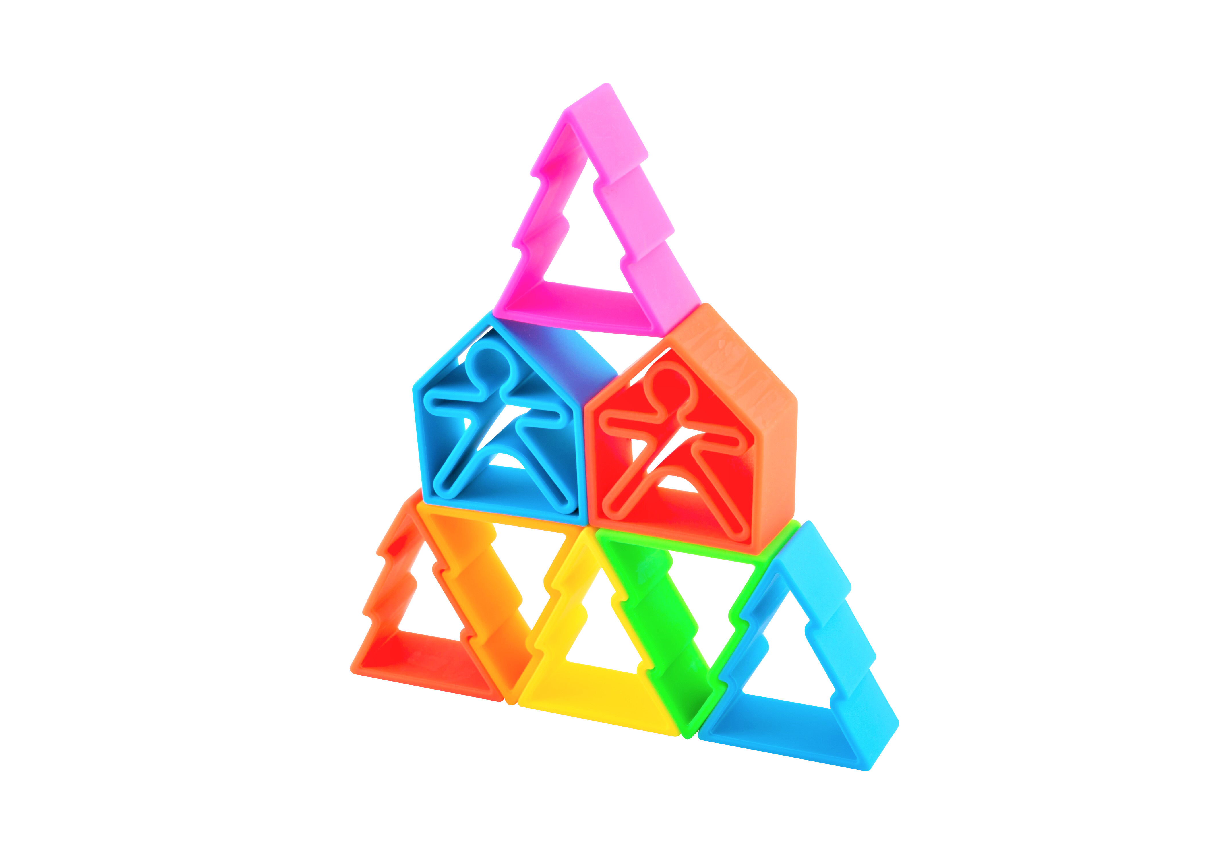 Dena 6 Kids + 6 Houses + 6 Trees Neon image number 4