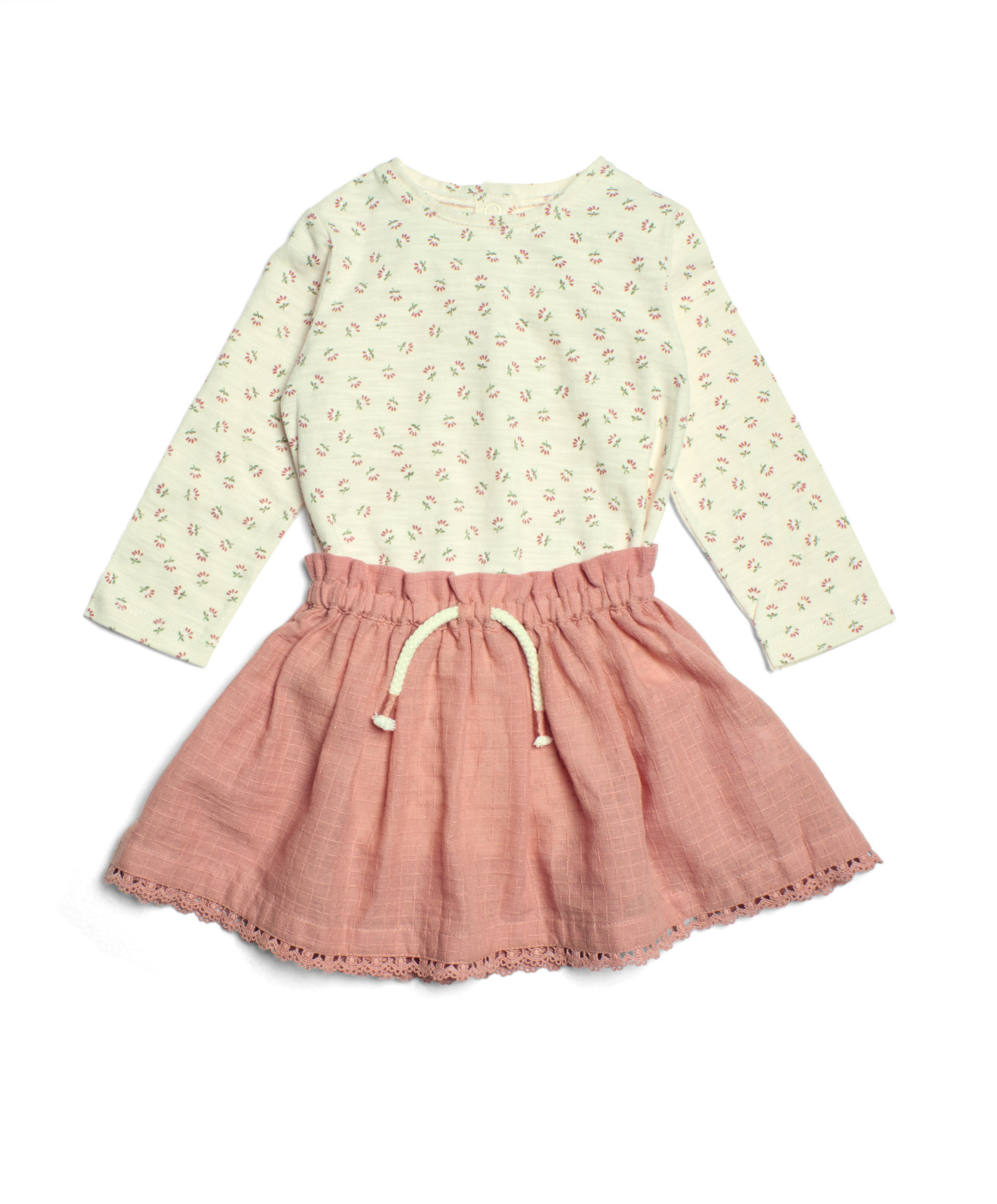 Floral Skirt & Bodysuit image number 1