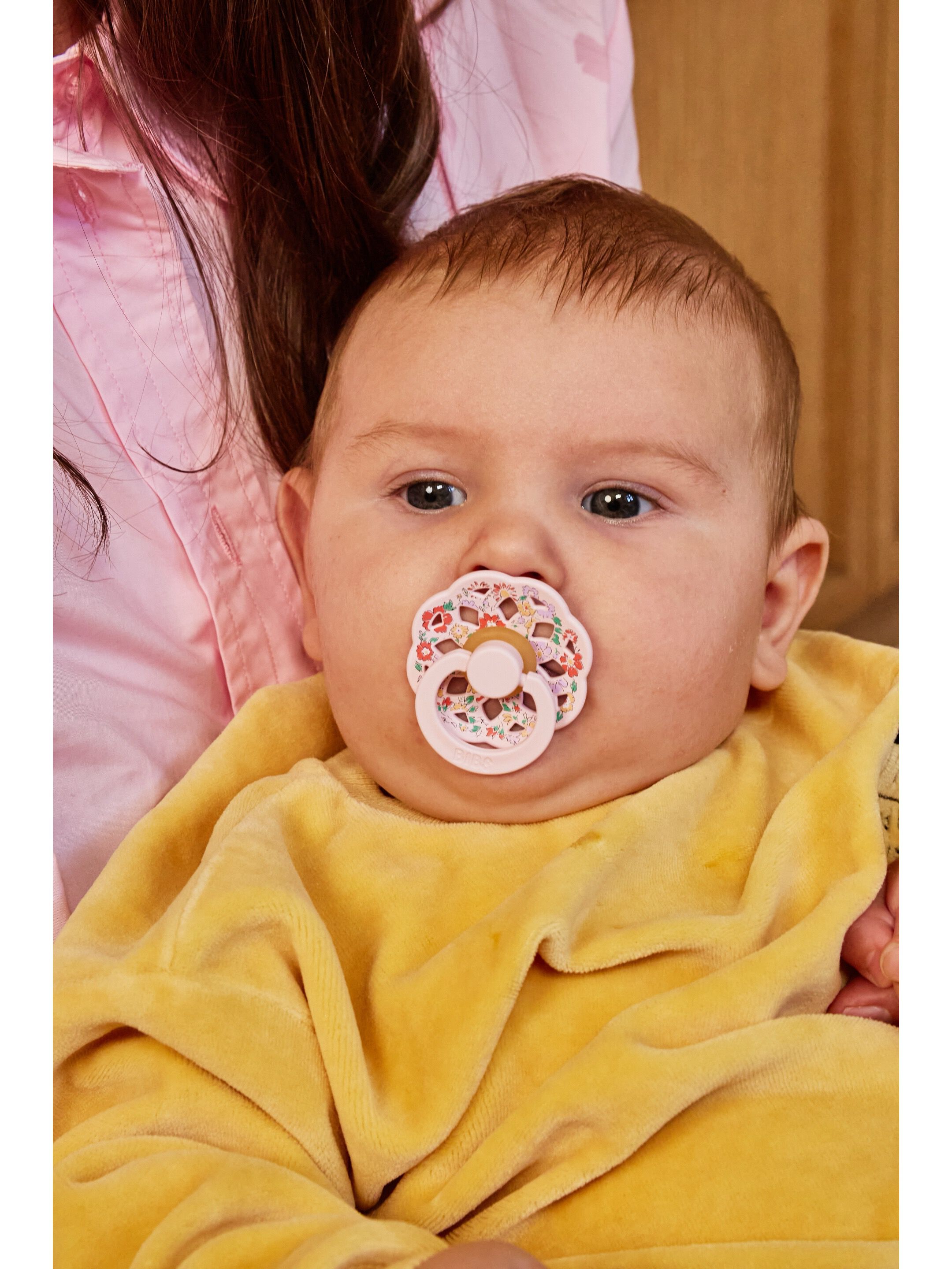 BIBS X Liberty Pacifier Boheme 2 Pack Oscar Meadow Latex Size 1 Blossom Mix image number 6