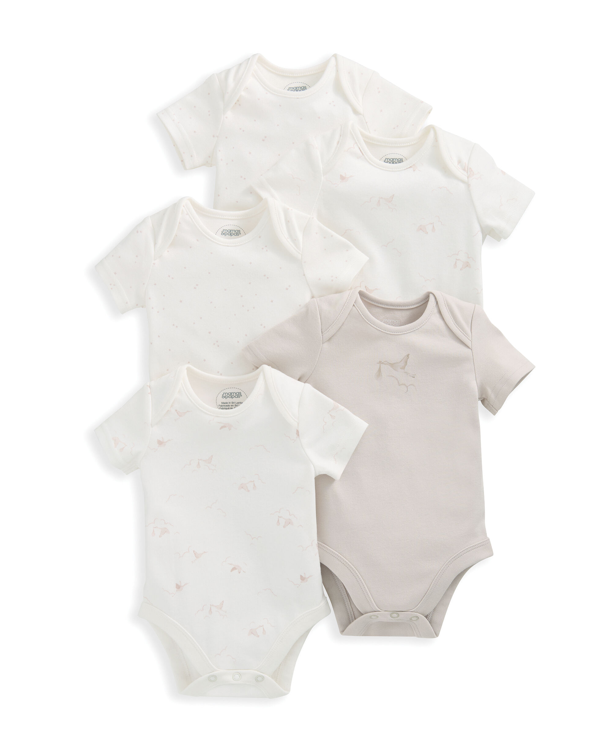 Stork Bodysuits (Set of 5) image number 2