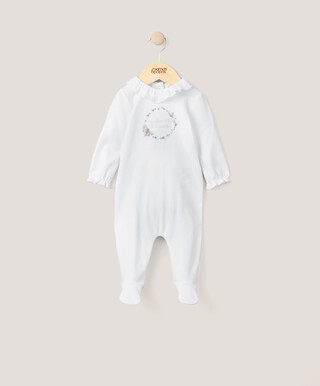 Welcome to the World Sleepsuit - White