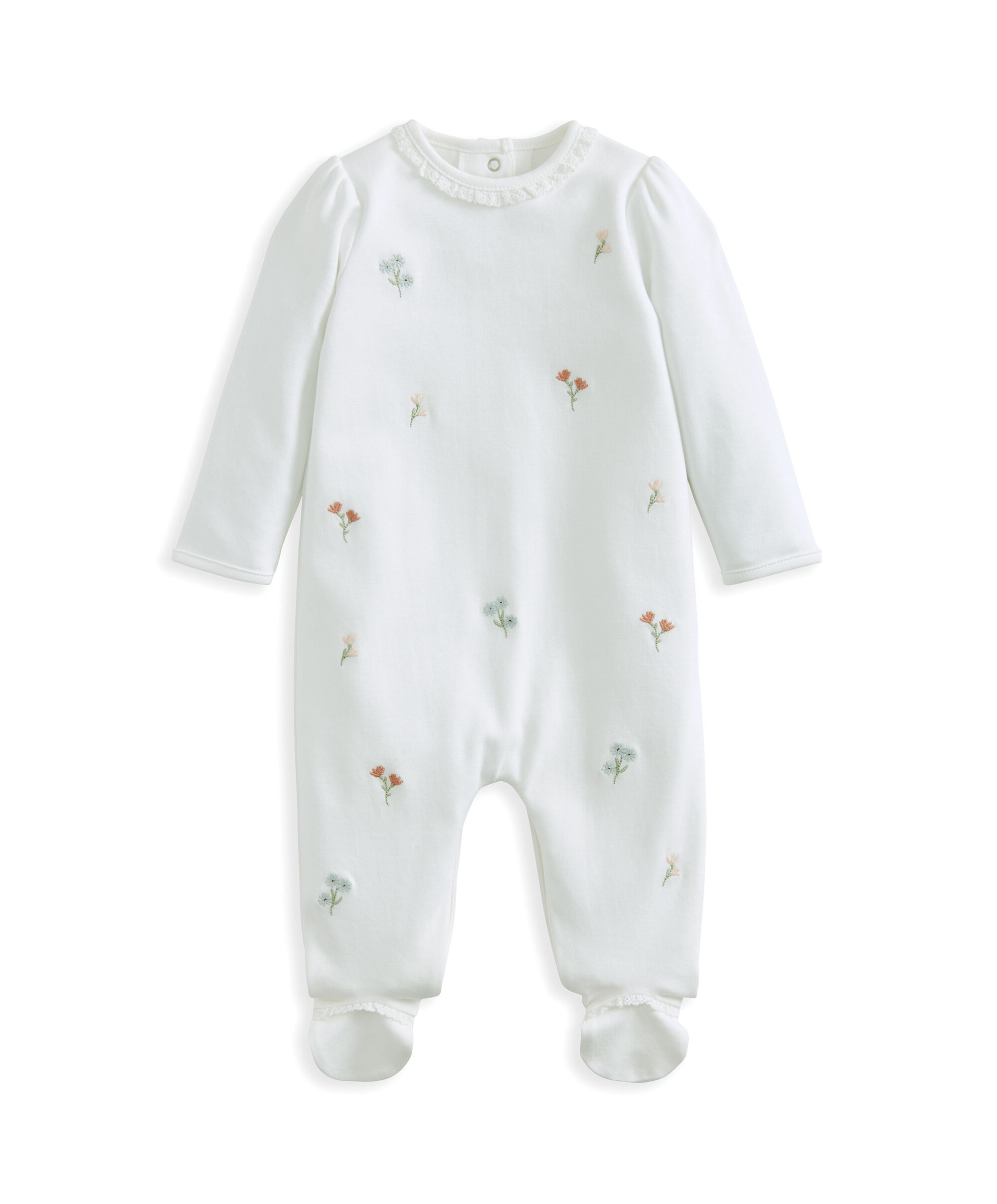 Embroidered Flower All In One image number 2