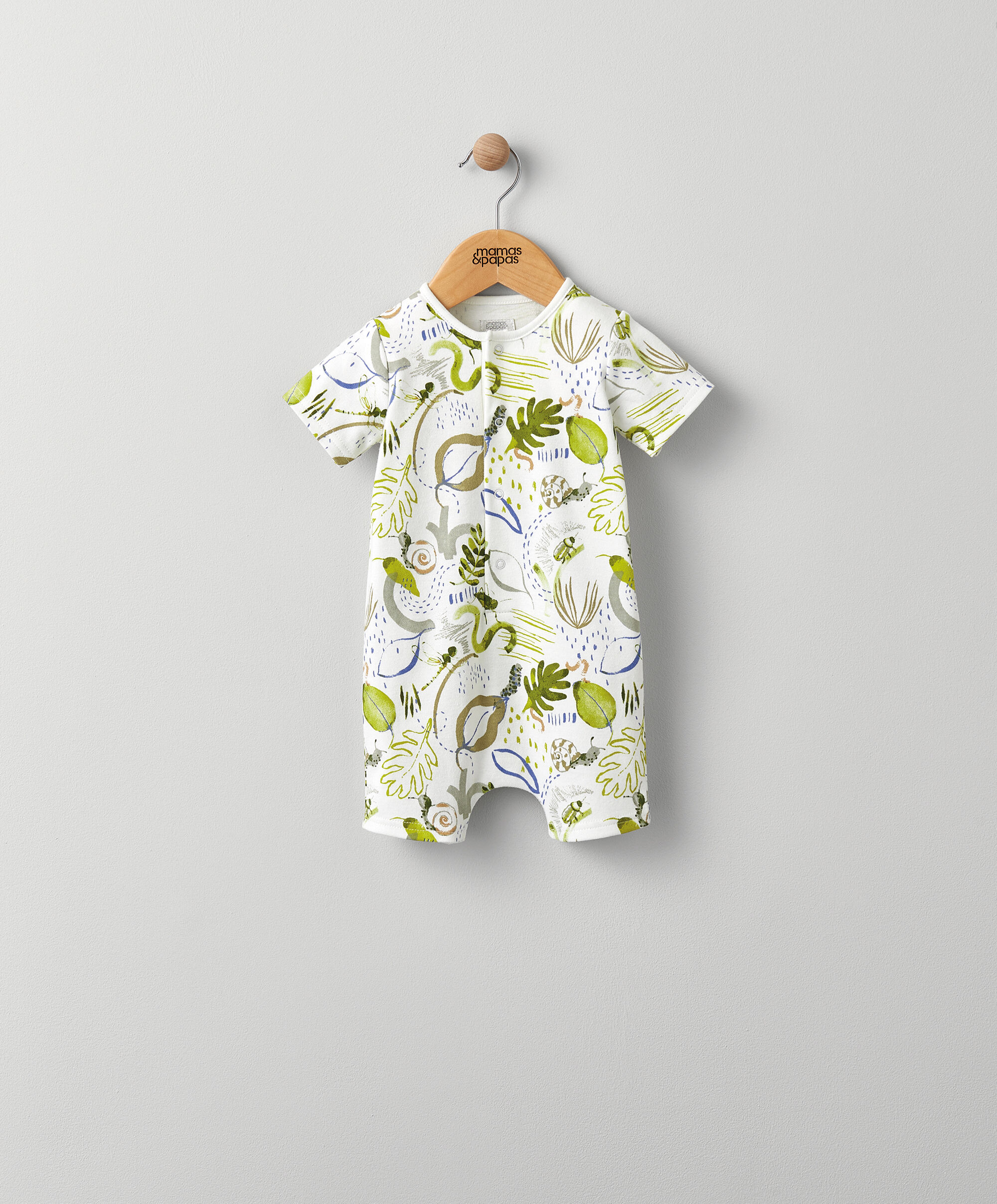 Snail Print Romper image number 3