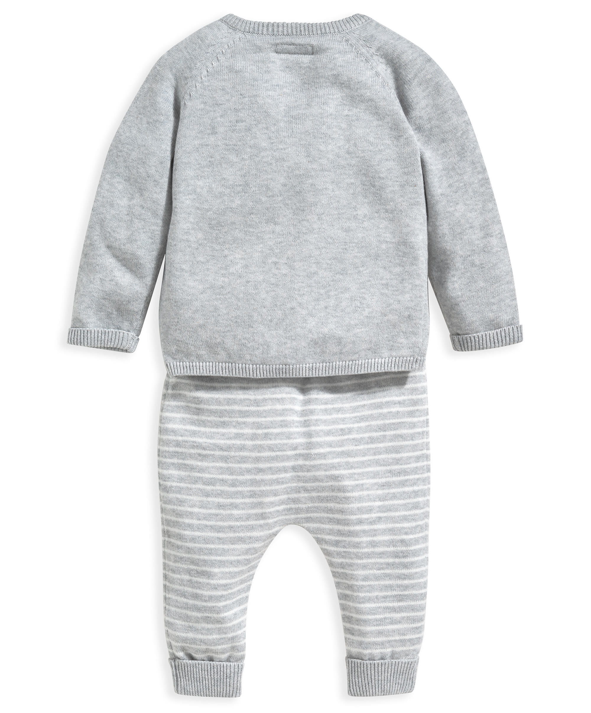 Hello World Knit Top & Trousers - Set Of 2 image number 2