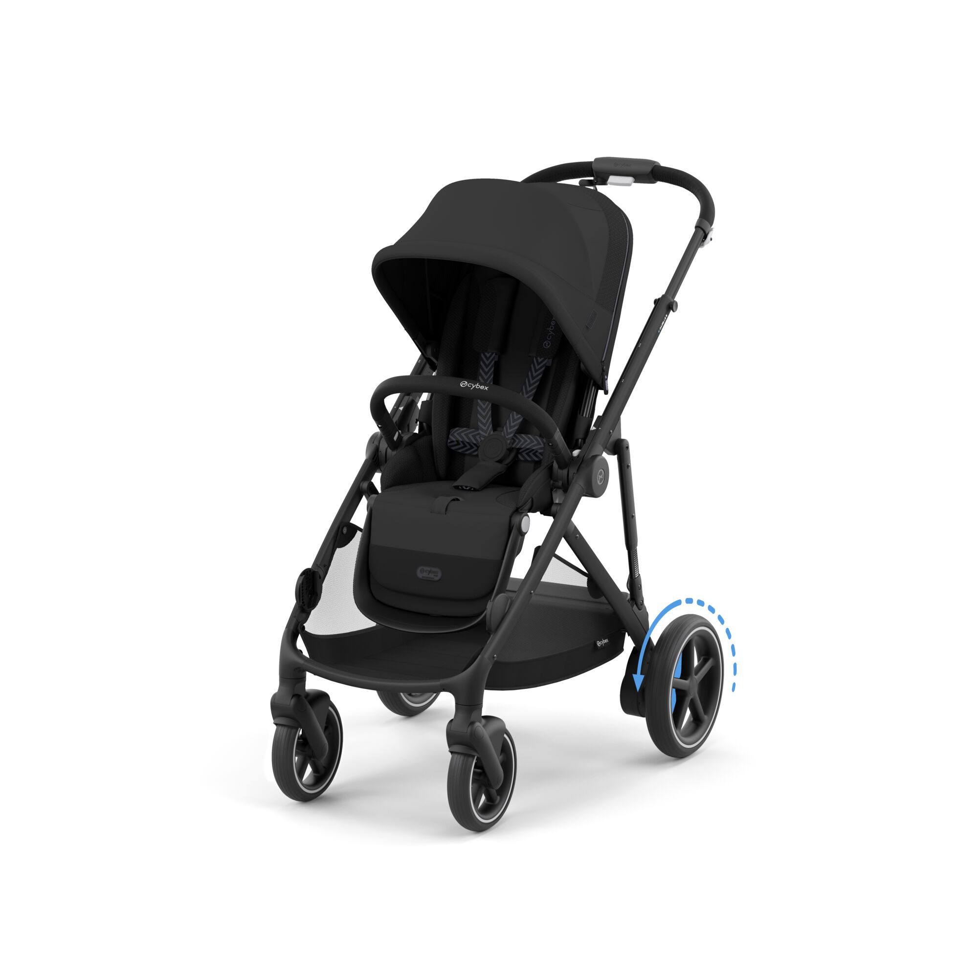 Cybex e-GAZELLE Stroller - Moon Black