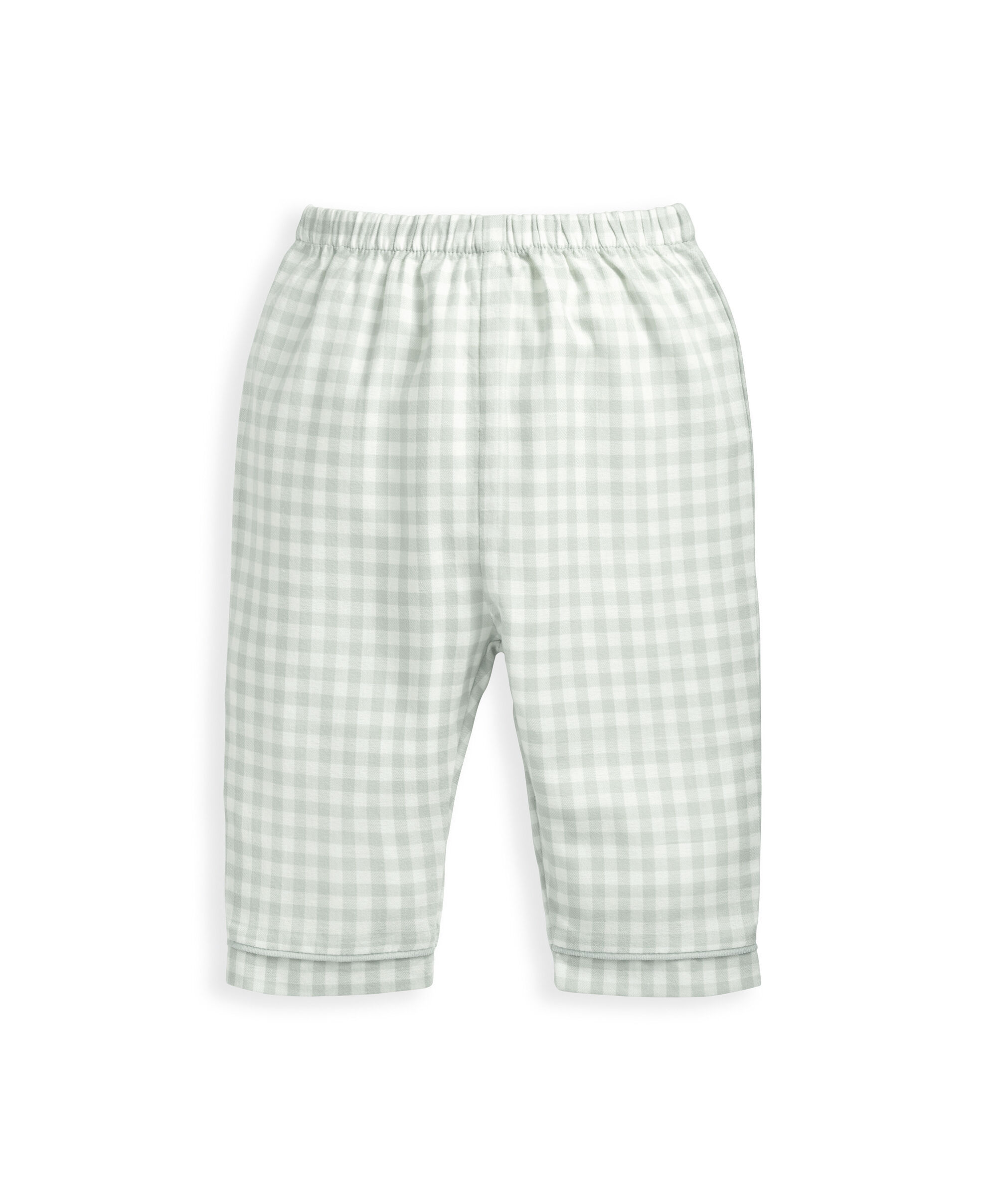 Blue Check Woven Pyjamas image number 4