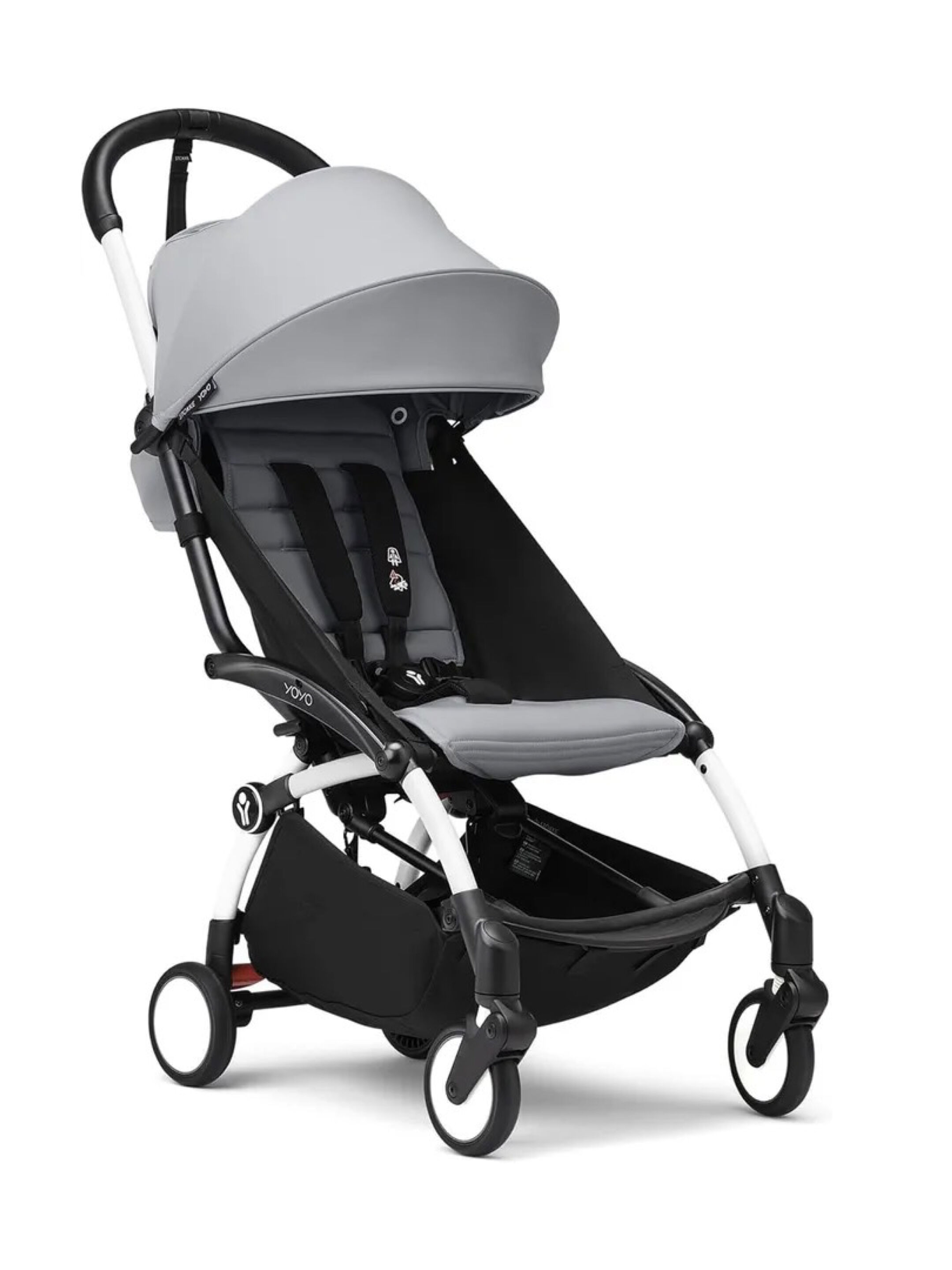 Stokke YOYO3 White Frame with 6+ Color Pack Stone (2 Pieces) image number 1