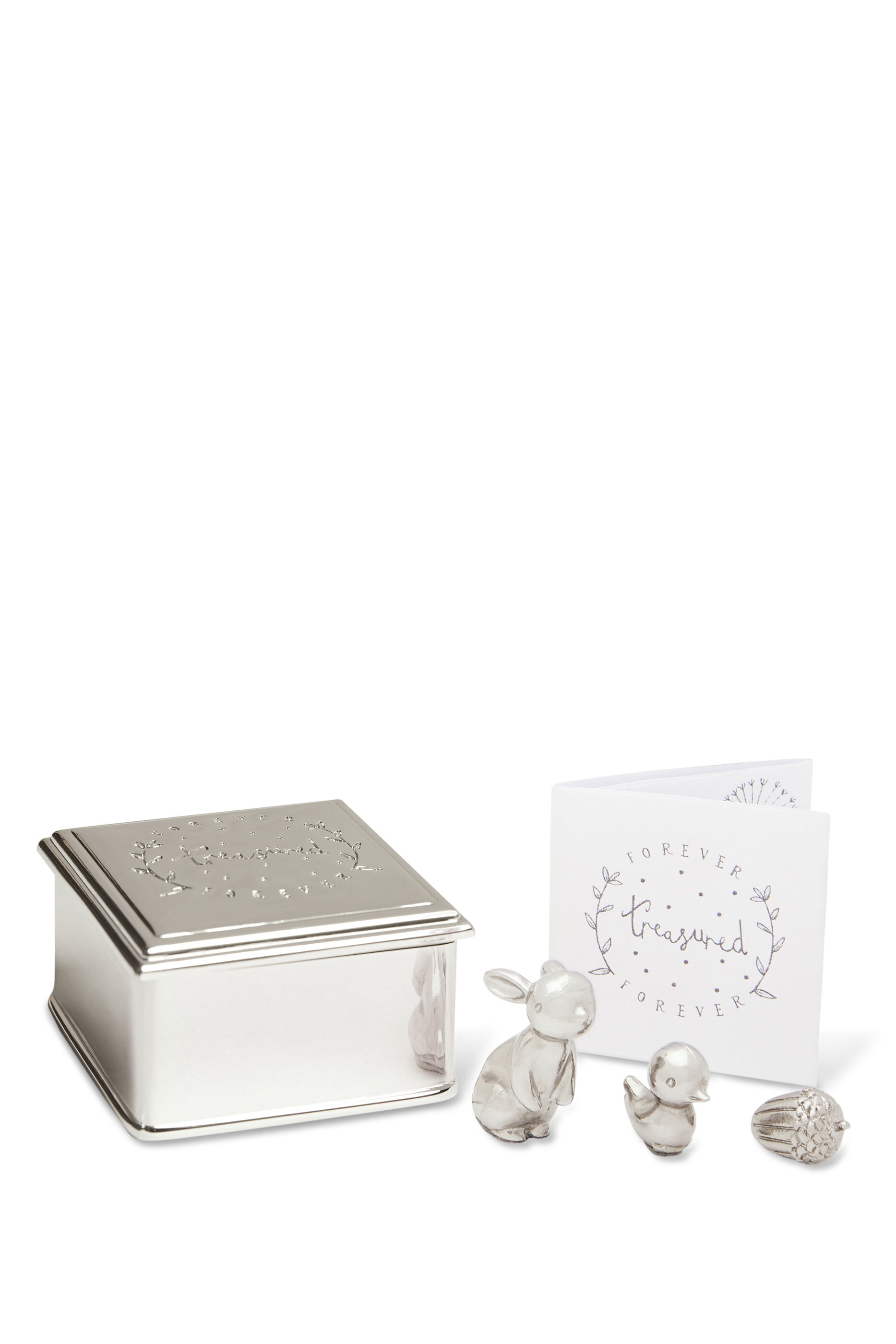 Forever Treasured Trinket Set - Silver