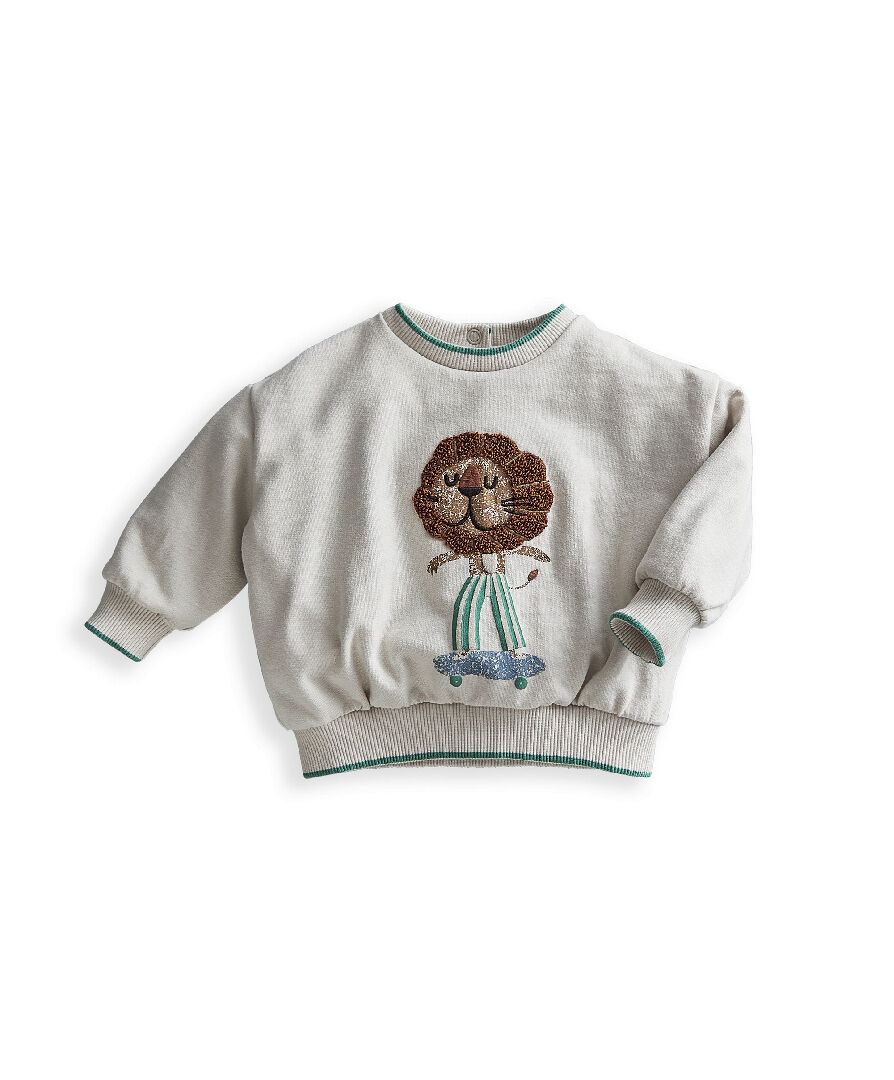Lion Boucle Sweatshirt image number 2