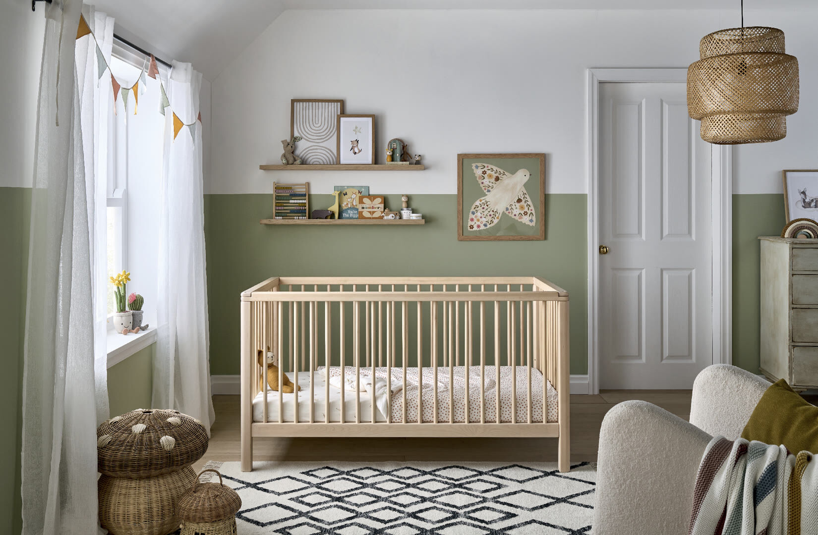Compact Solo Cotbed - Natural image number 1