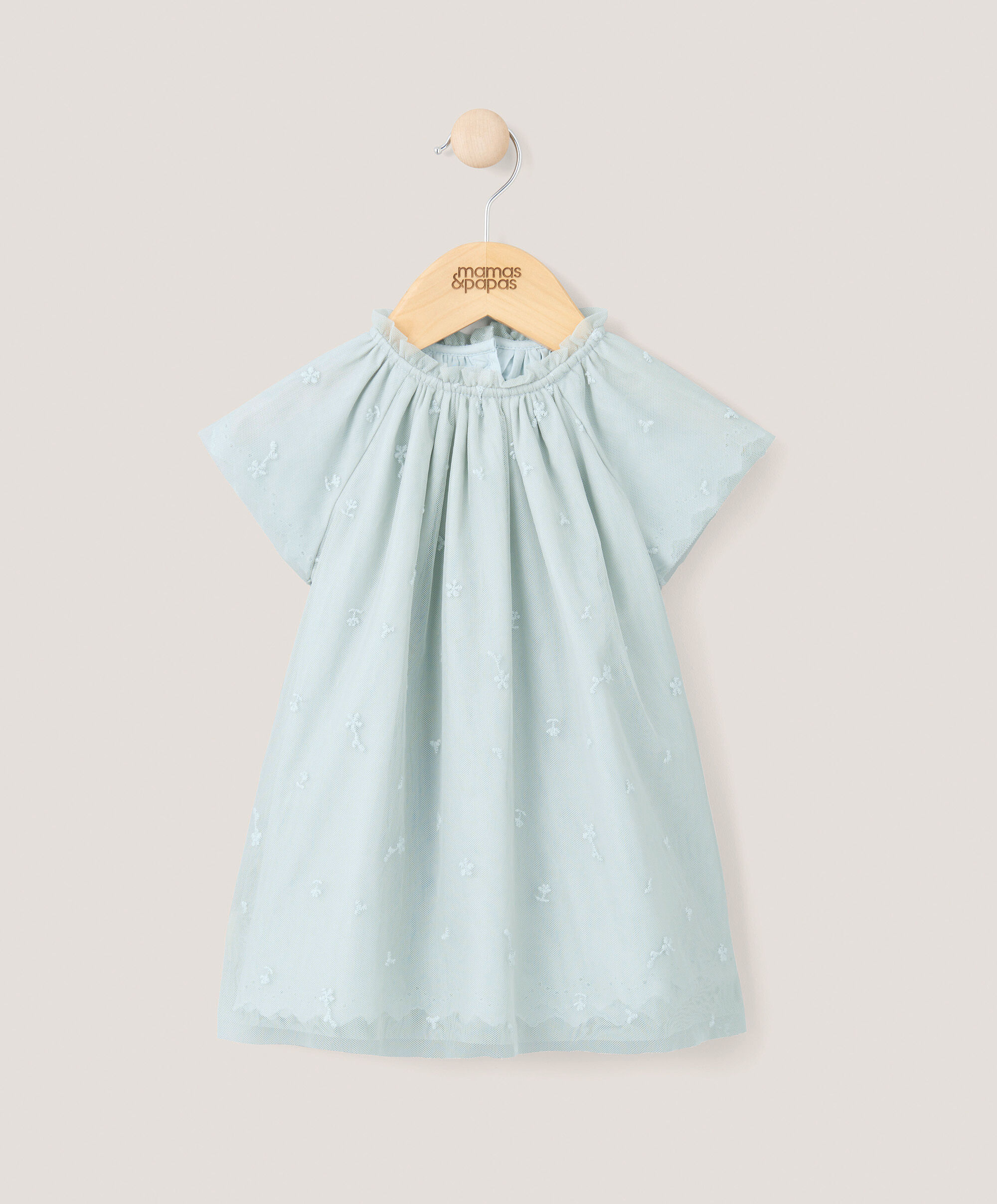 Embroidered Dress - Green