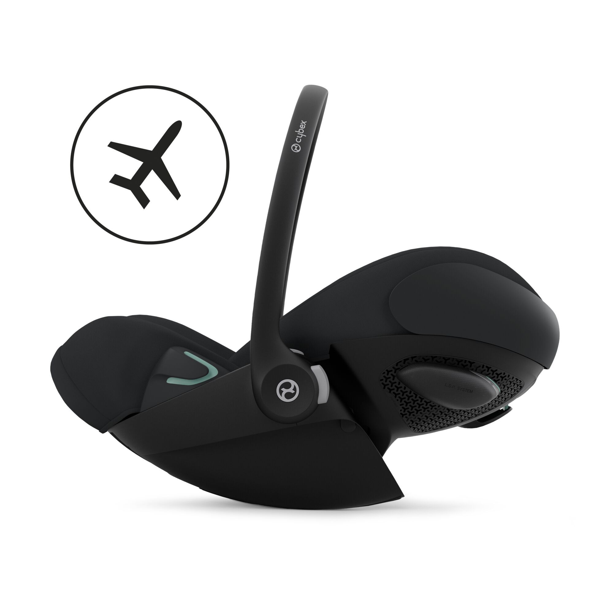 Cybex Cloud G i-Size Infant Car Seat - Moon Black image number 3