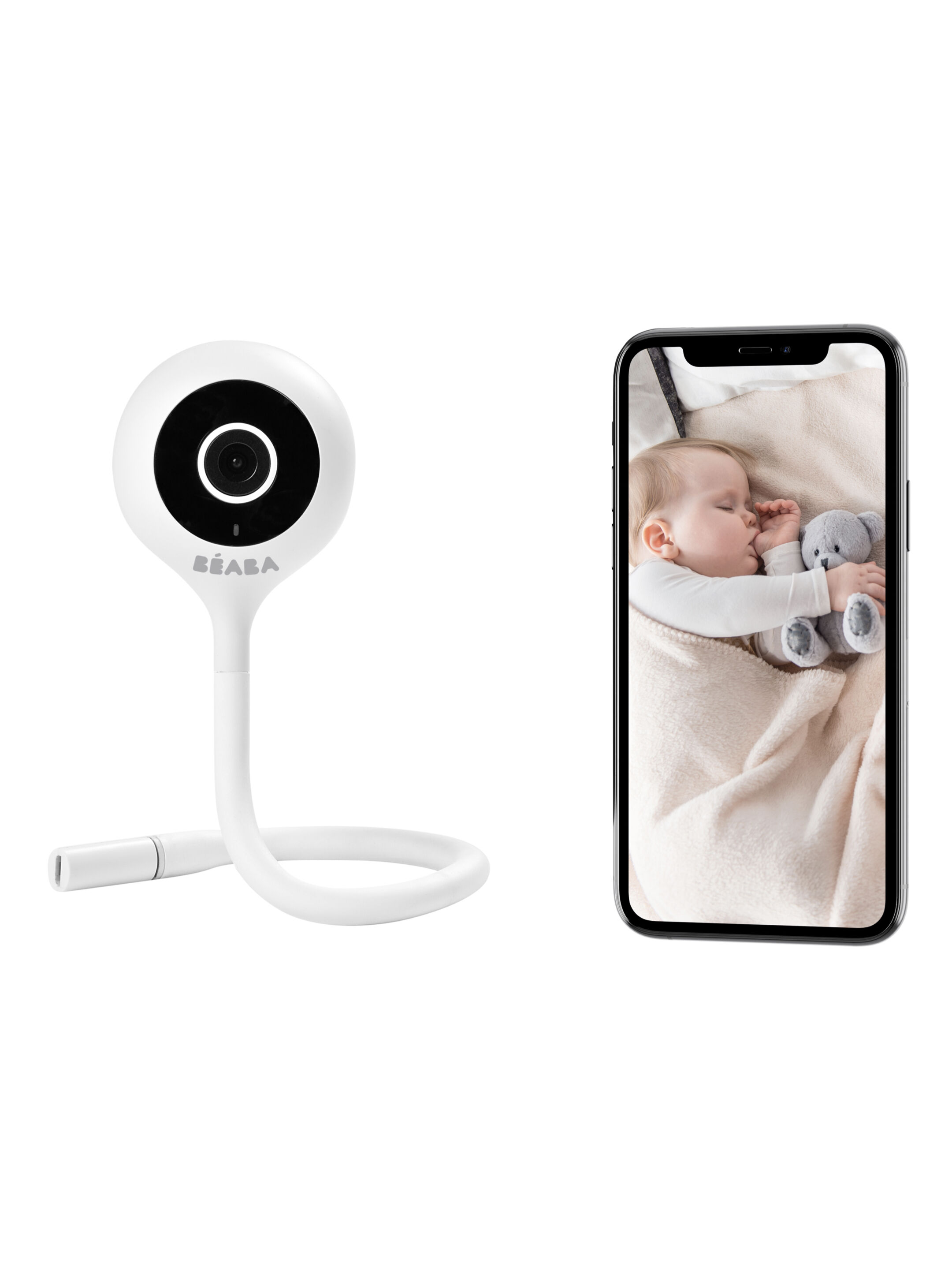 Beaba Video Baby Monitor Zen Connect - White image number 1