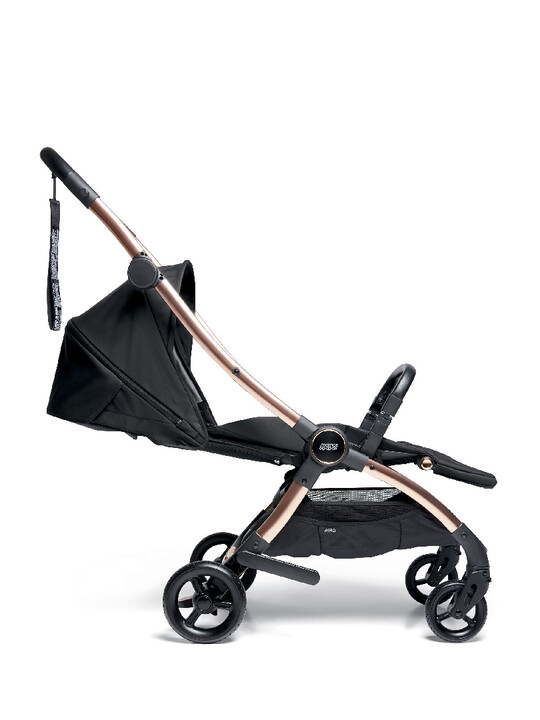Airo Dusk with Rose Gold Frame Pushchair with Black Newborn Pack image number 8