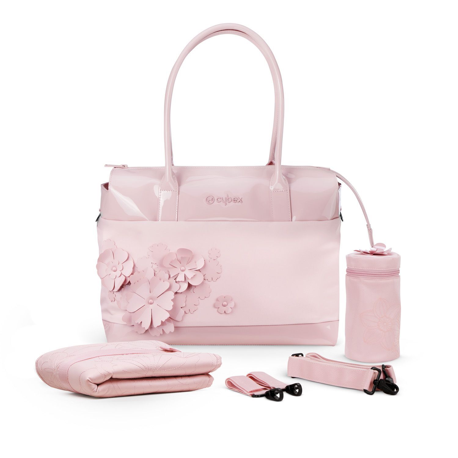 Cybex Platinum Changing Bag Simply Flowers Pink image number 2