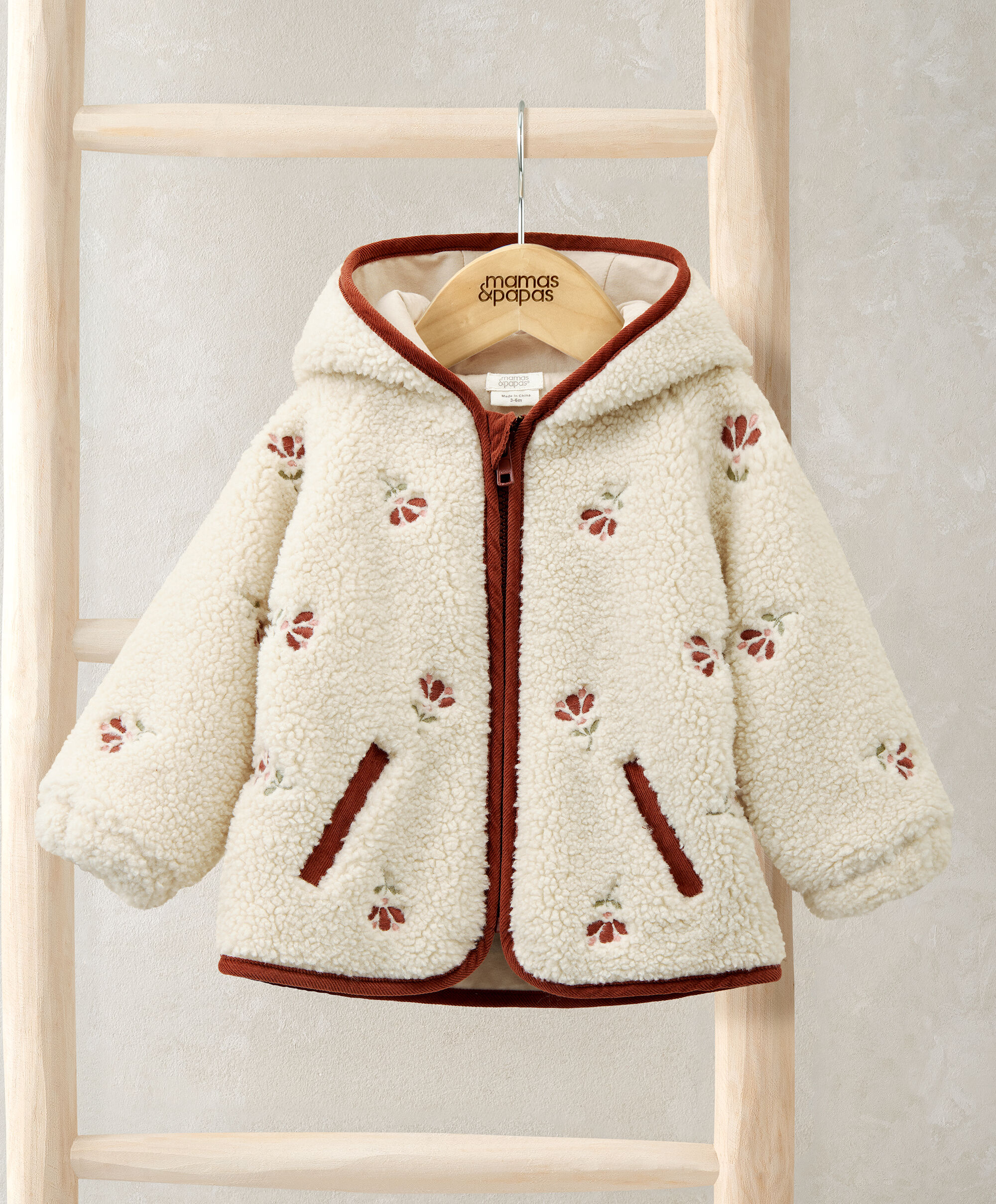 Embroidered Borg Jacket