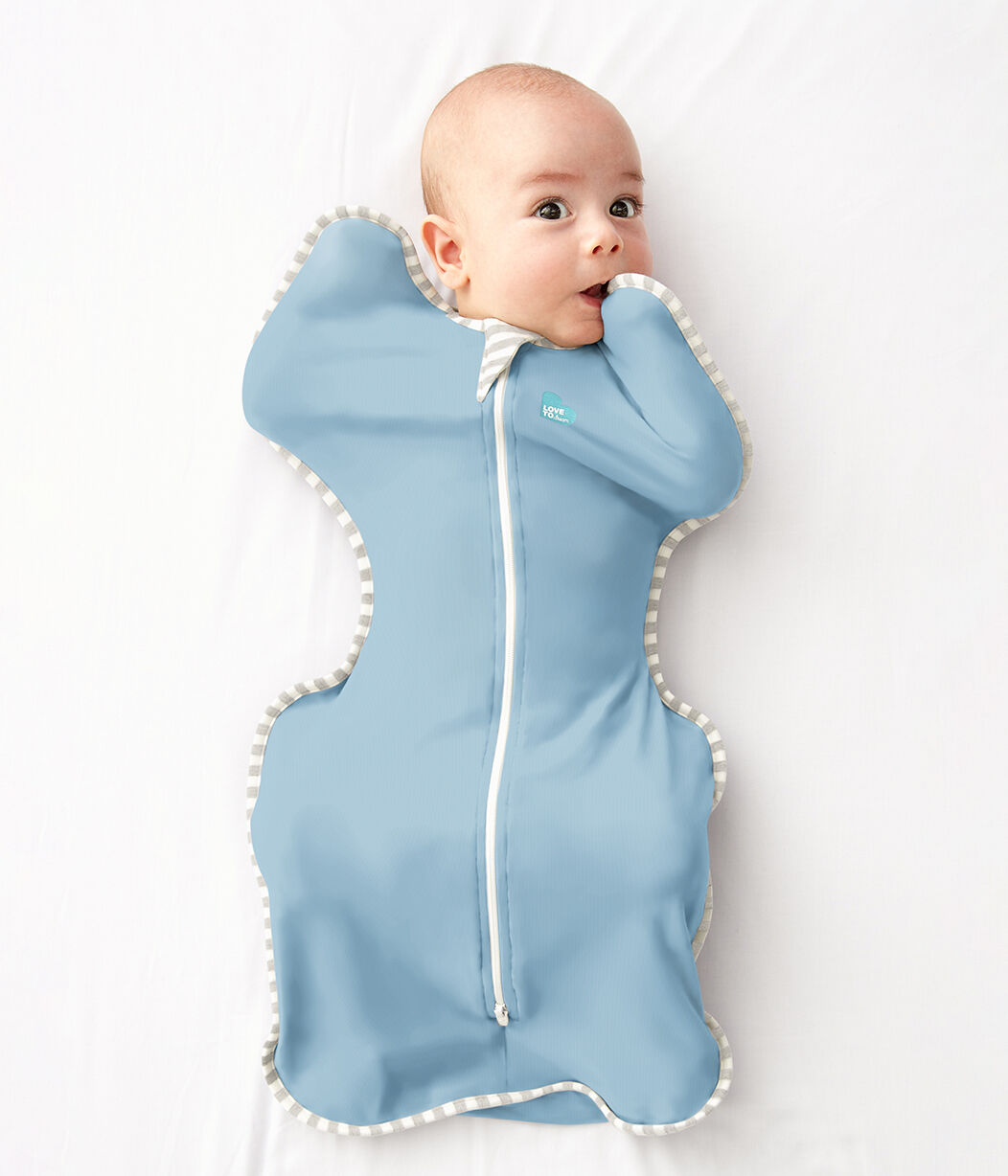 Love To Dream Swaddle Up Sleeping Bag Dusty Blue - 0 -3 months image number 2