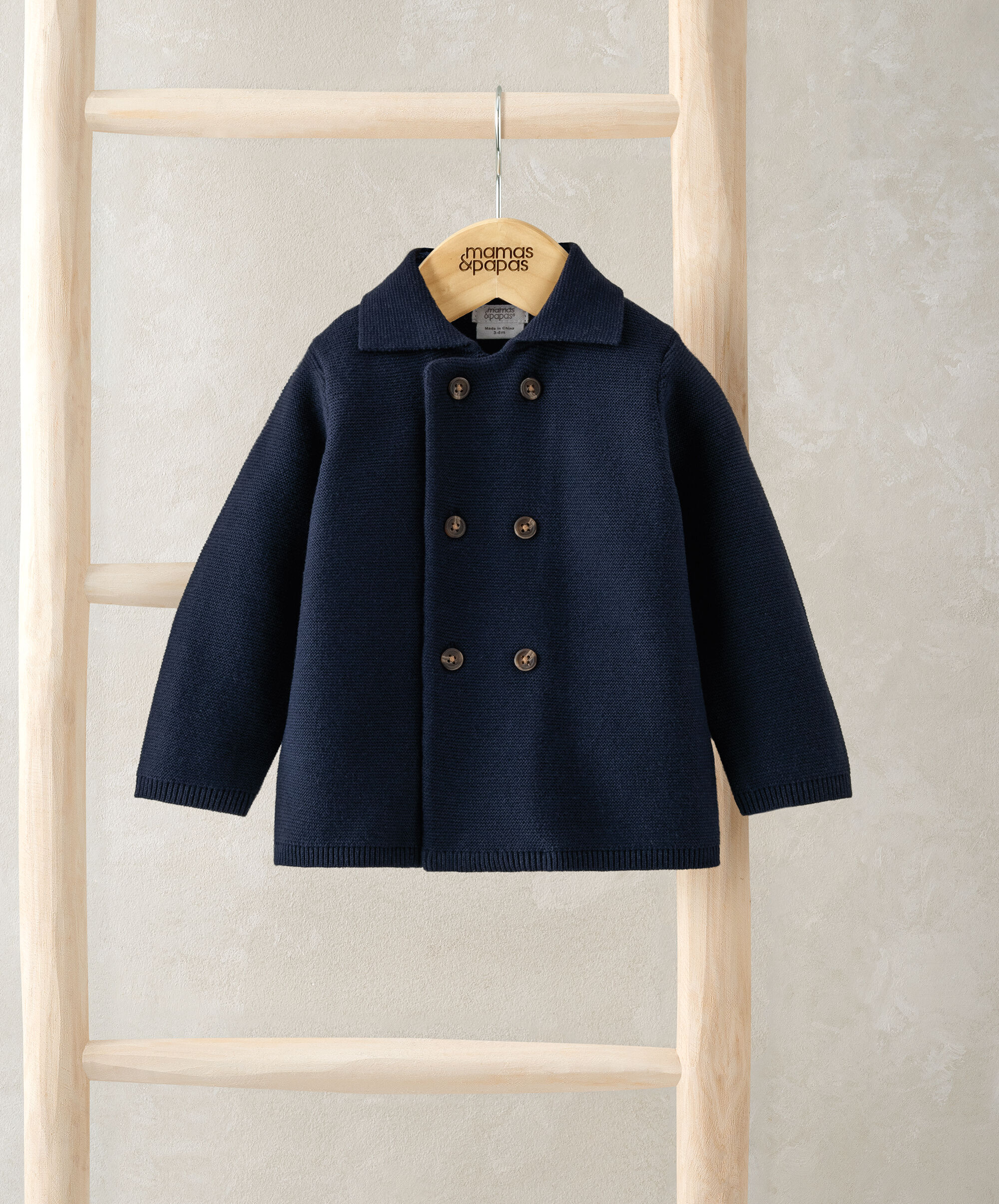 Navy Collar Cardigan image number 1