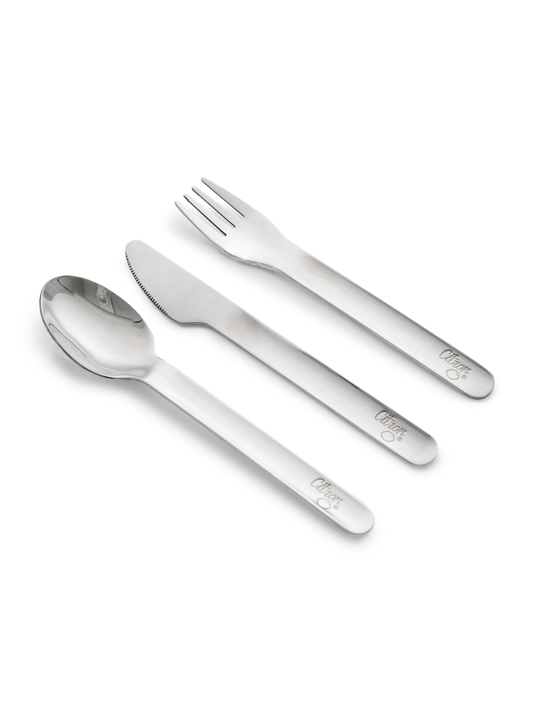 Citron Stainless Steel Cutlery with Pouch Blush Pink image number 2