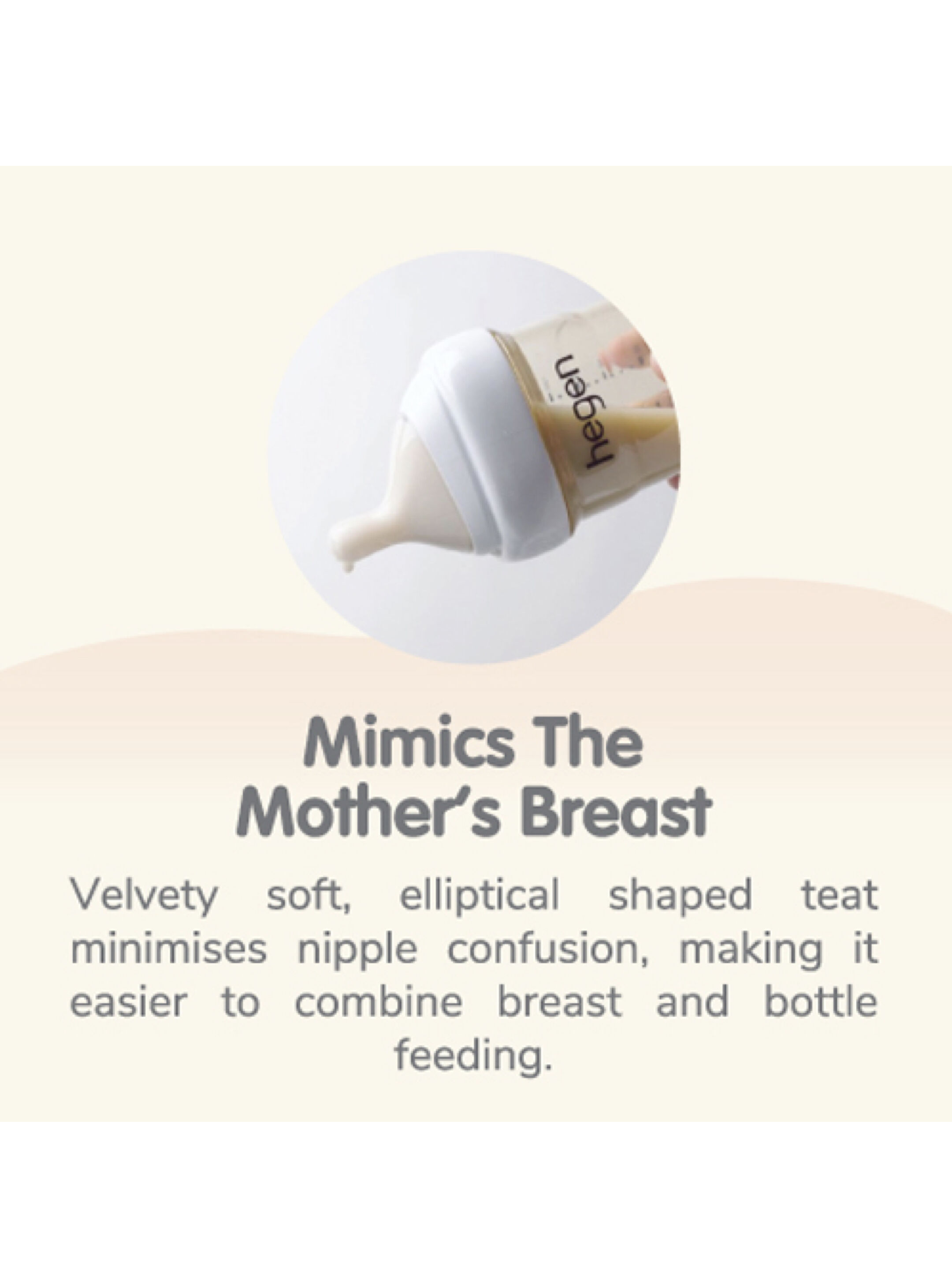 Hegen PCTO&trade; 240ml Feeding Bottle -2 Pack with 2x Medium Flow Teat (3 to 6 months) image number 4