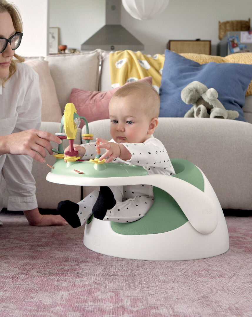 Baby Snug & Activity Tray - Eucalyptus