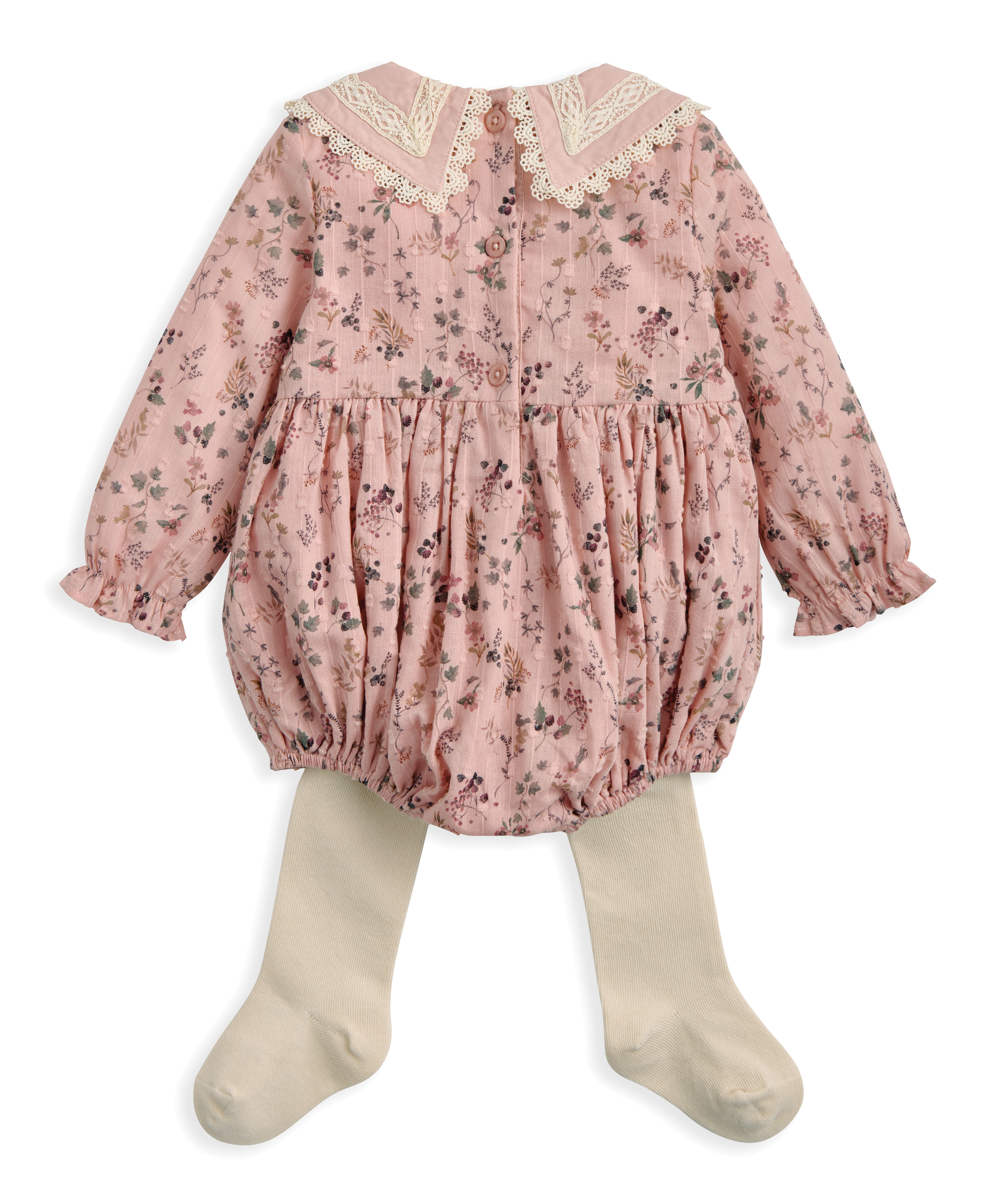 2Pc Short Romper &Tights image number 3