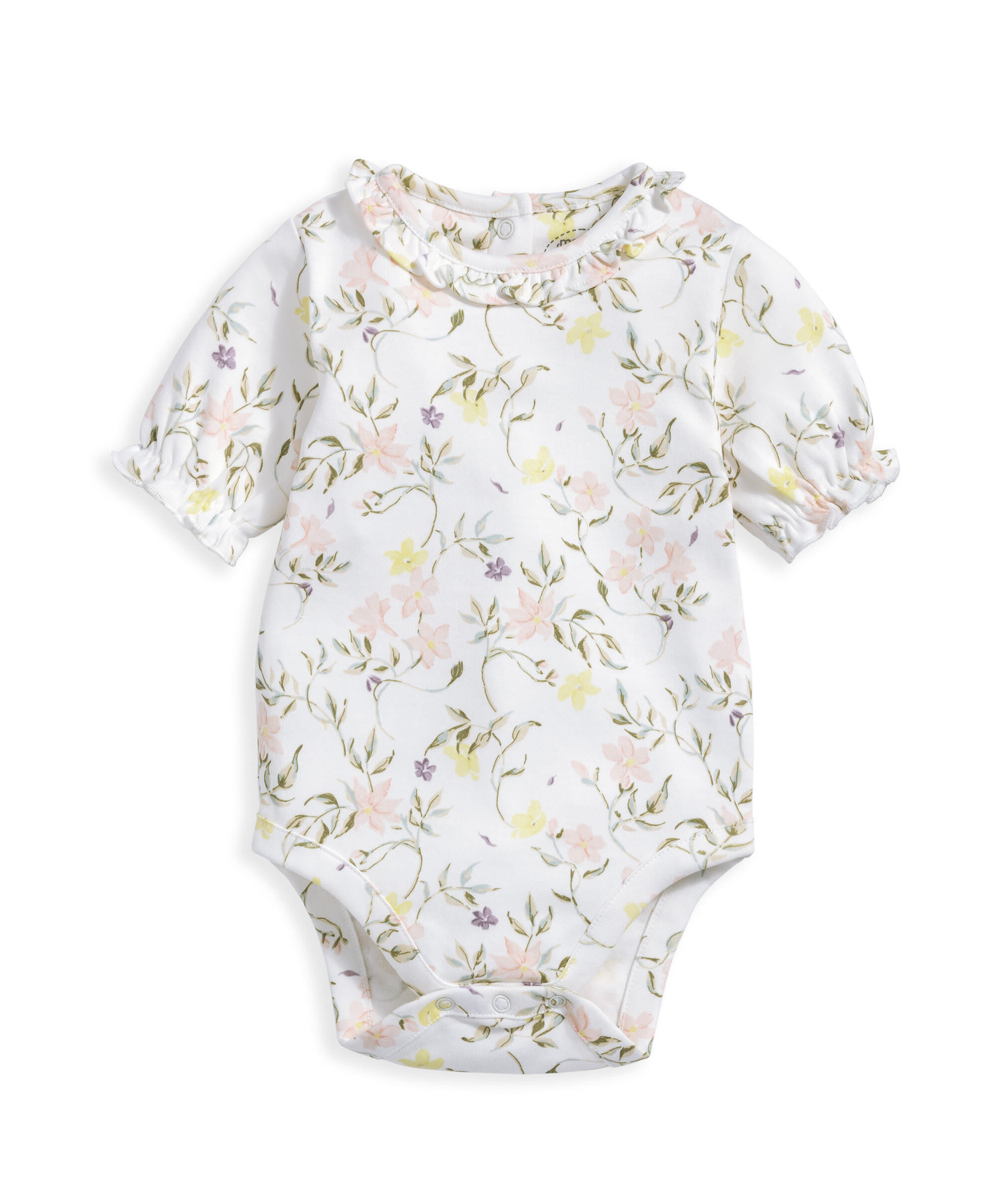 Floral Bodysuit - Blue image number 2