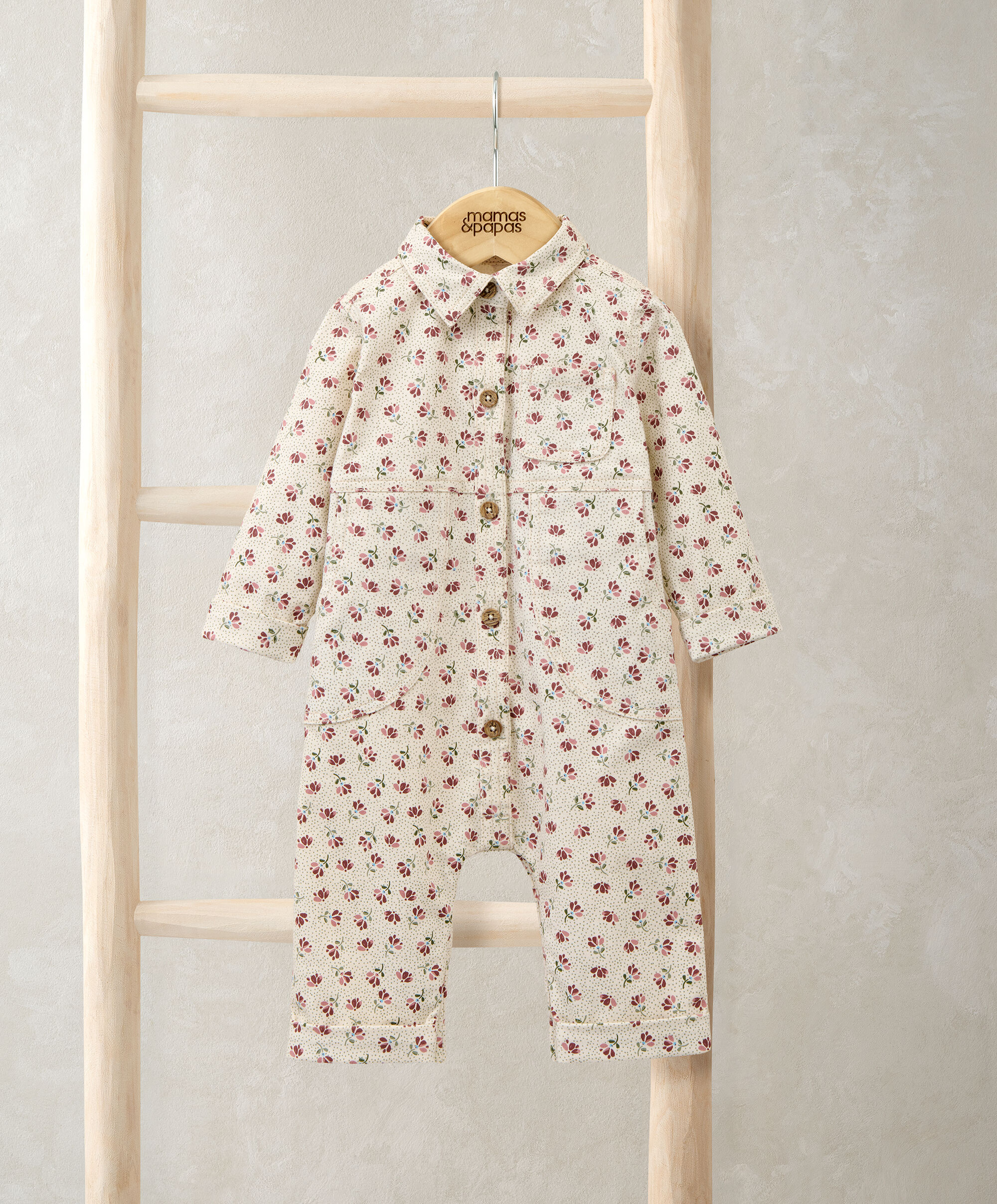 Print Twill Boiler Suit