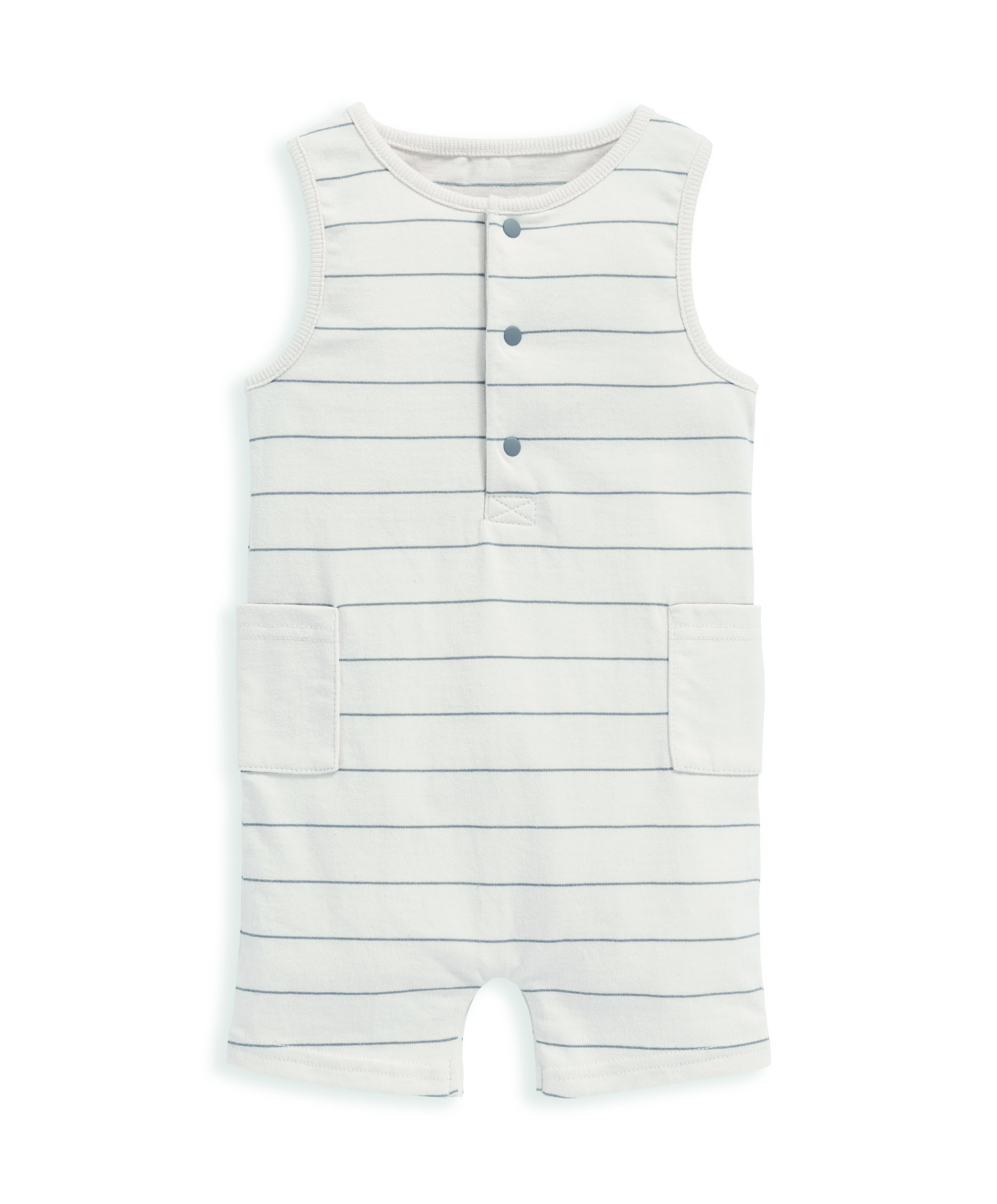 Jersey Stripe Romper image number 2