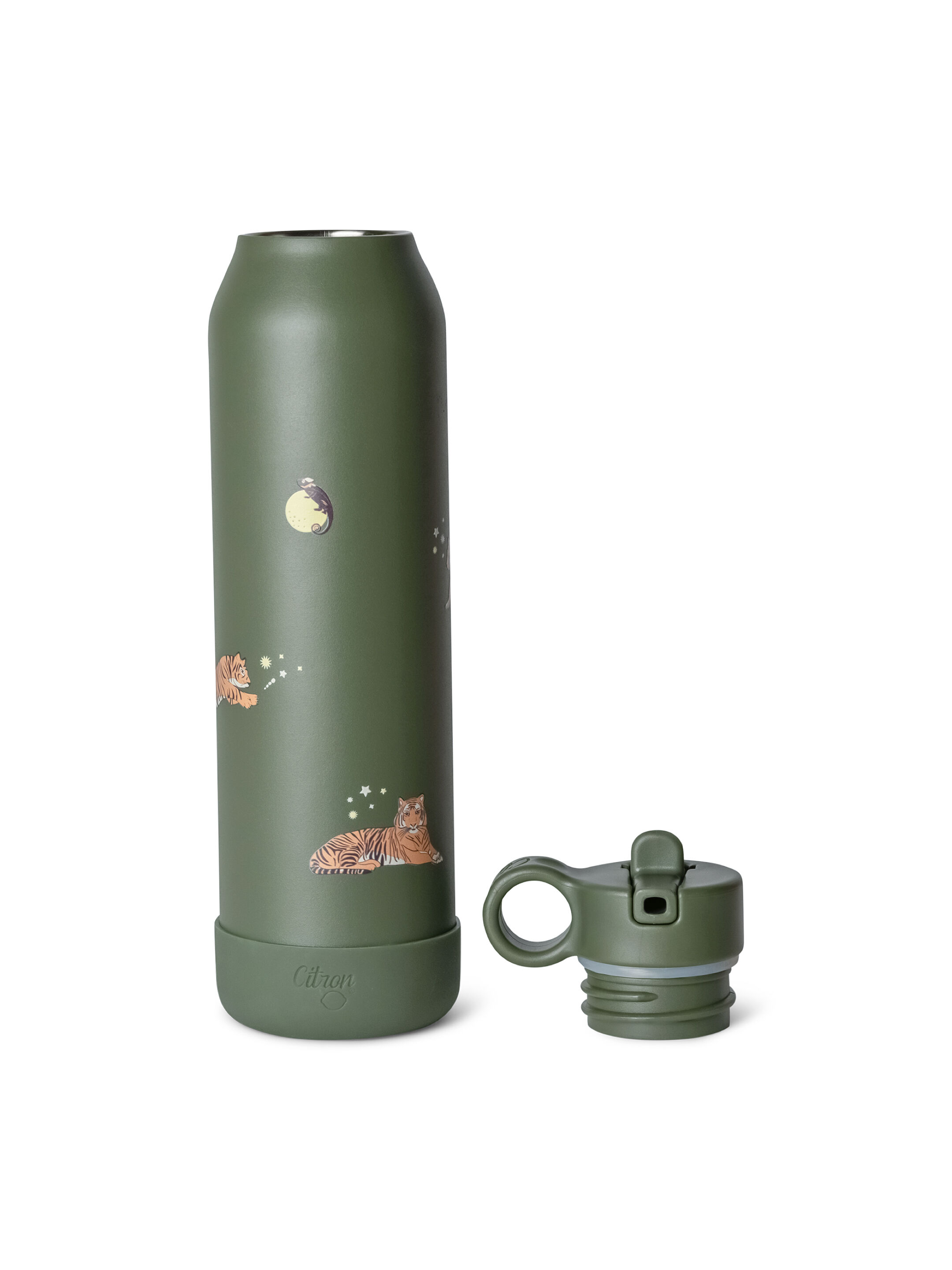 Citron Stainless Steel Water Bottle 500ml Tiger image number 2
