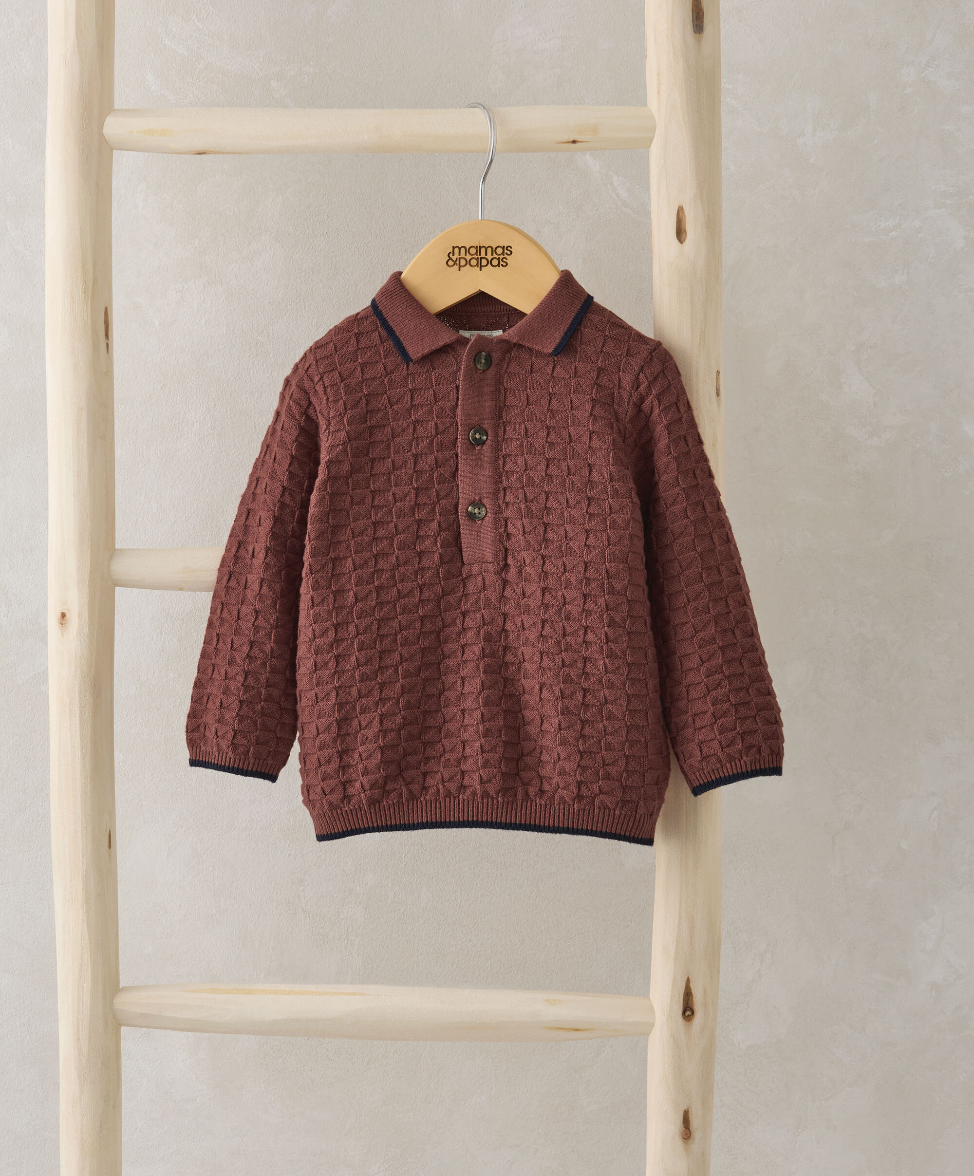 Long-Sleeve Polo Shirt image number 1