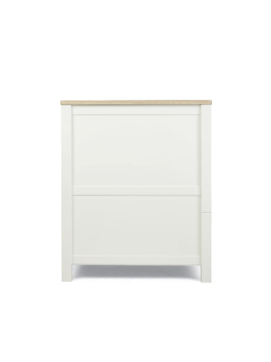Harwell 3 Piece Cot, Dresser Changer and  Essential Fibre Mattress Set - White image number 9
