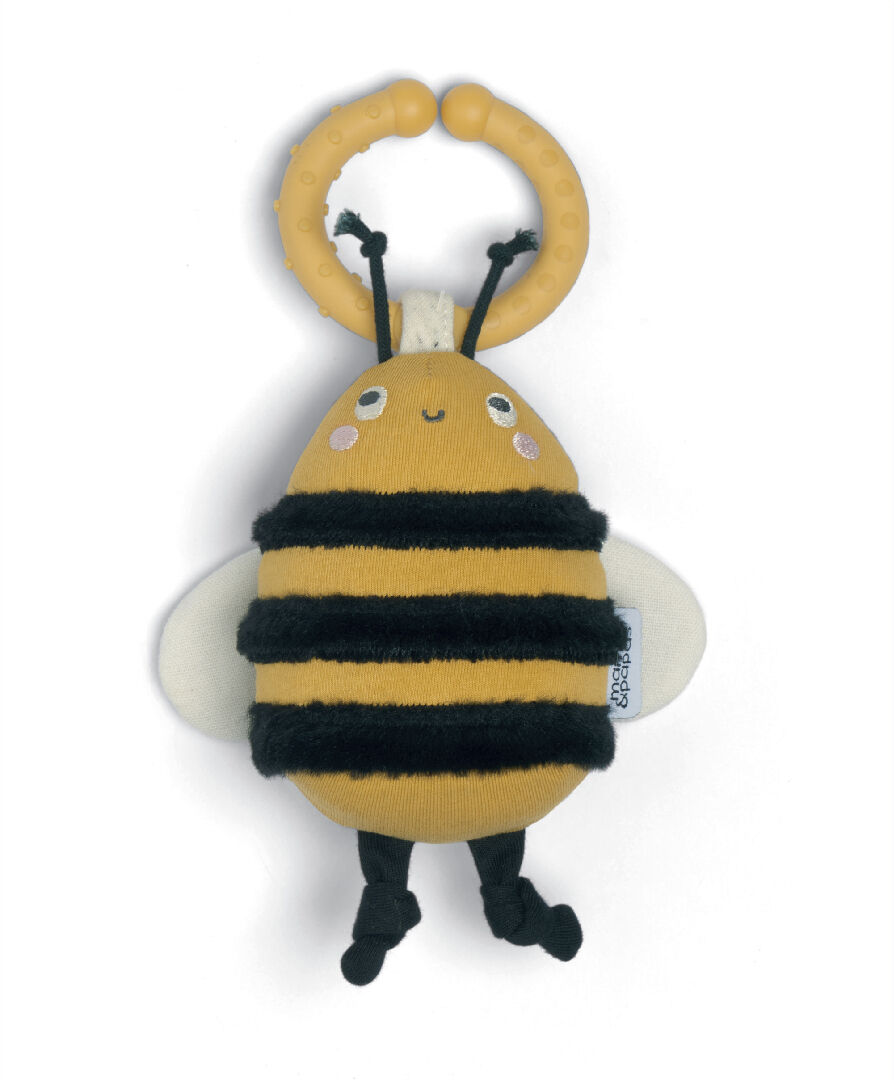 Grateful Garden Multi Linkie Bee Teething Toy image number 1