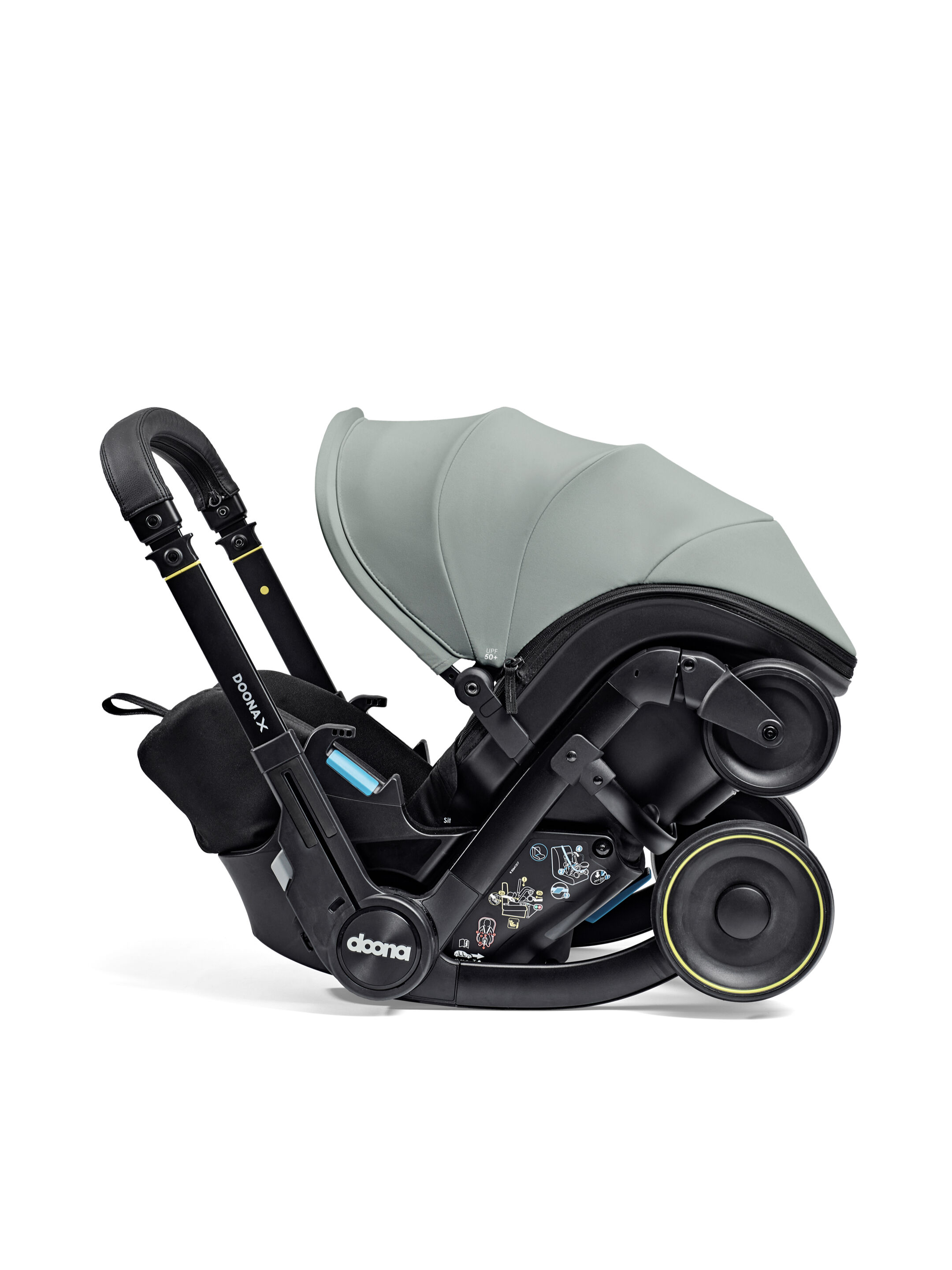 Doona X Infant Car Seat & Stroller - Dusty Sage image number 4
