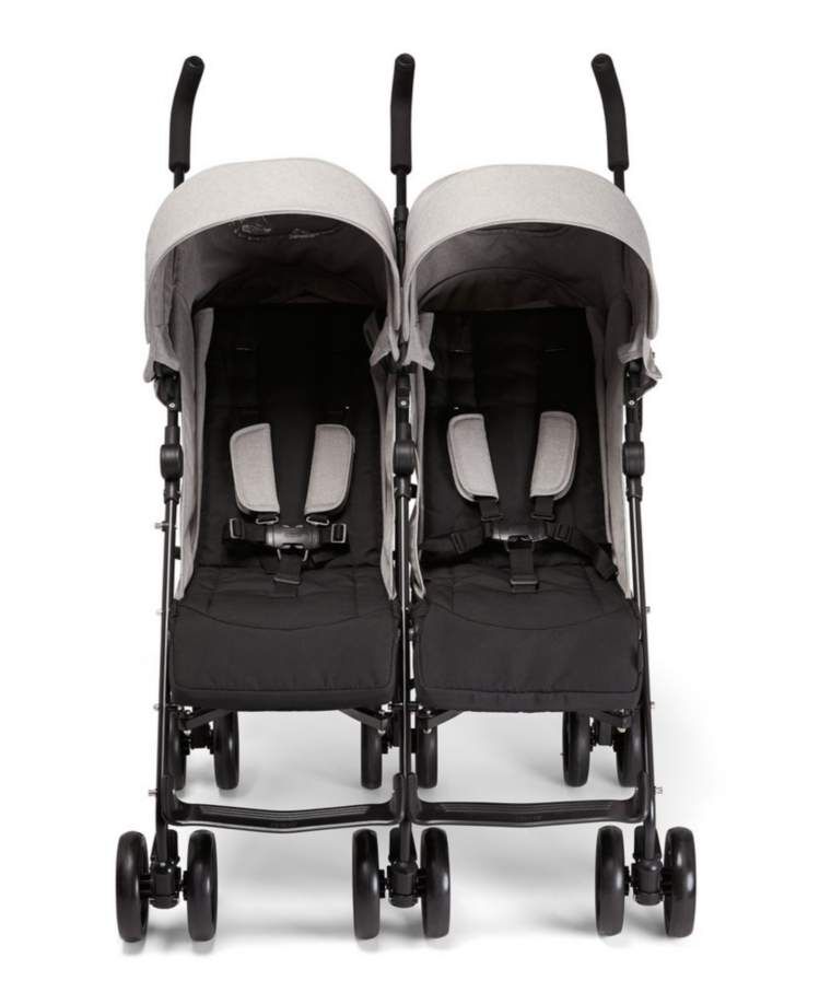 Cruise Twin Folding Buggy - Grey Marl