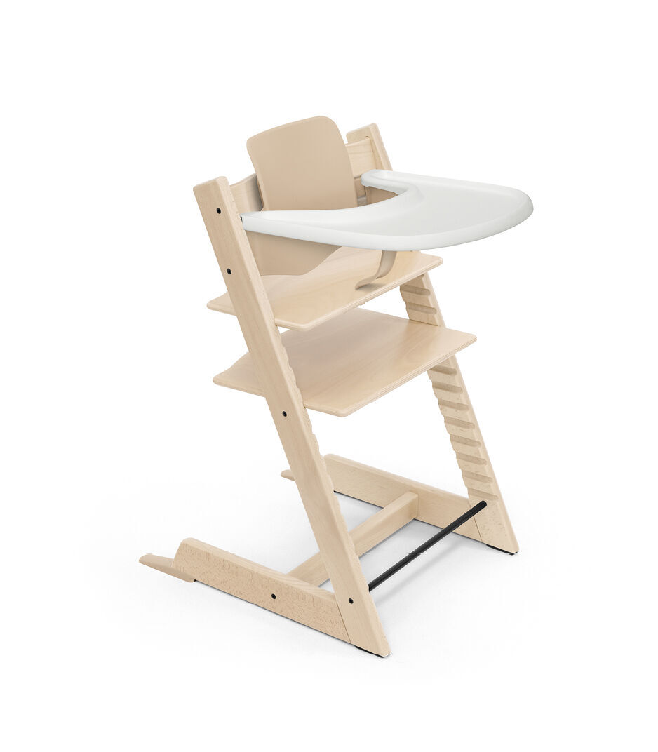  Stokke Tripp Trapp High Chair Natural + Baby Set + Tray​ Bundle (3 pieces) image number 2
